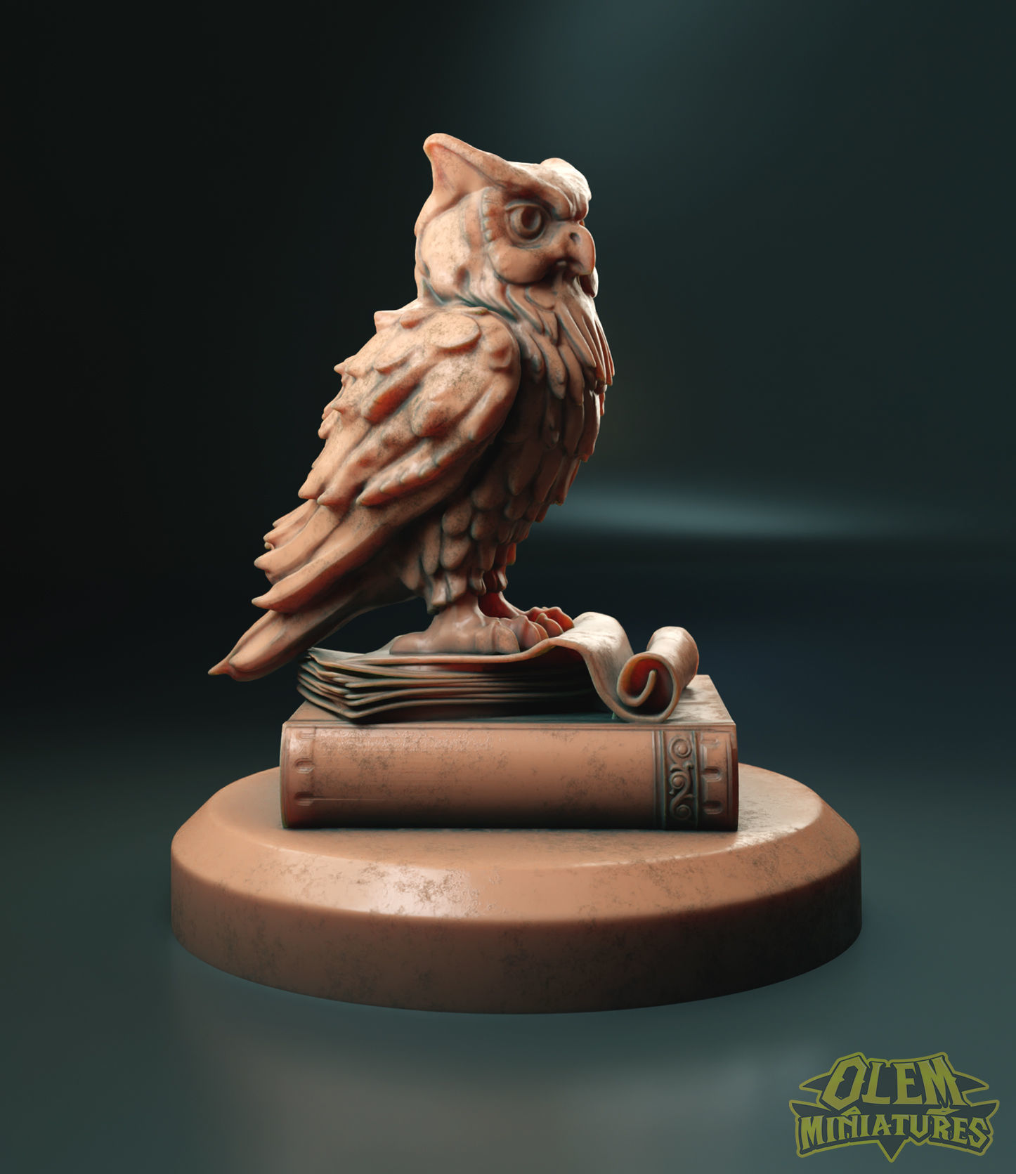 Owl dungeon guard 3D print model_2