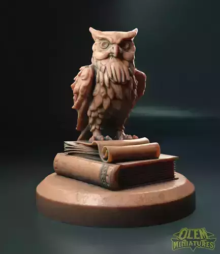 Owl dungeon guard 3D print model