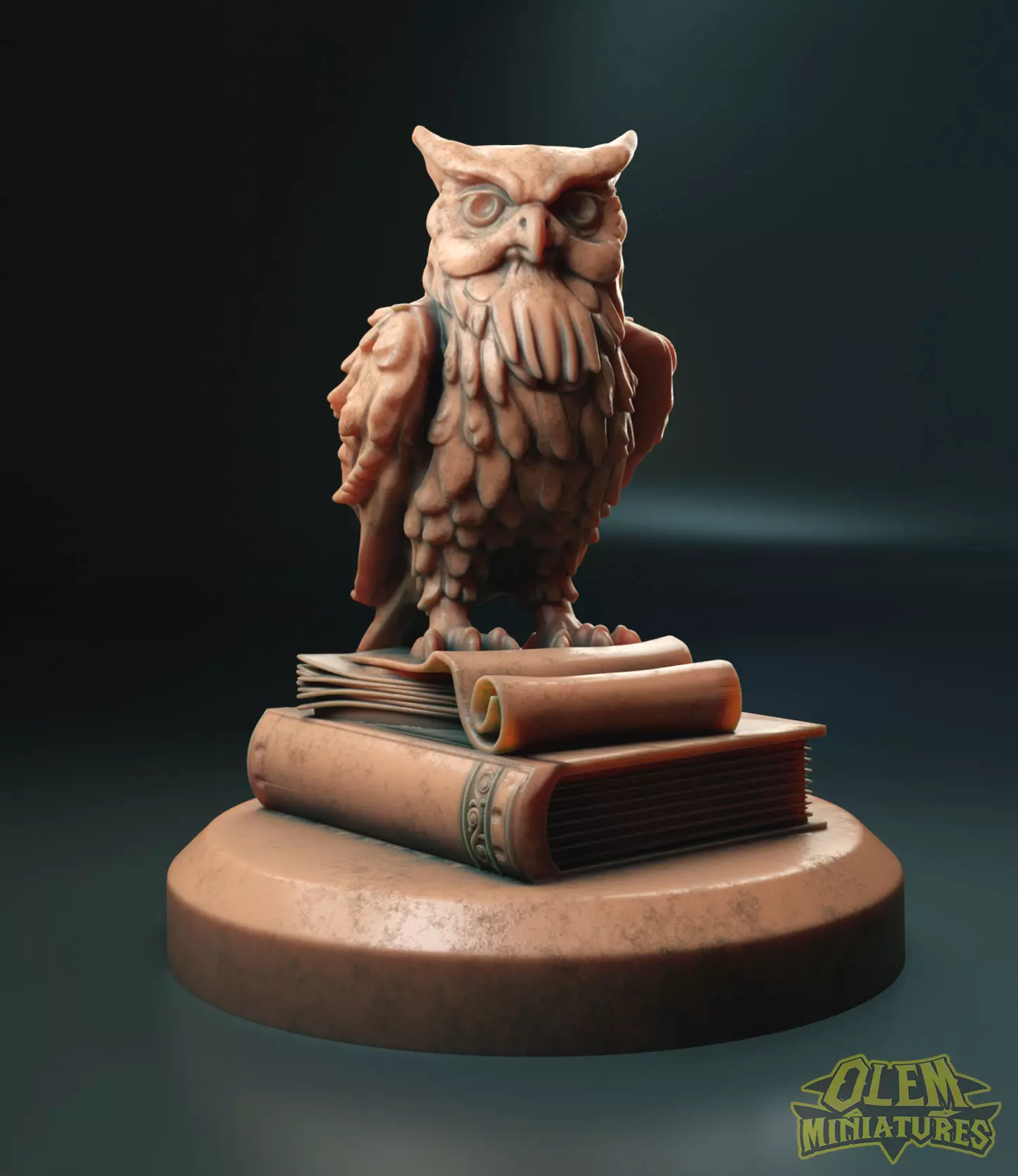 Owl dungeon guard 3D print model_0