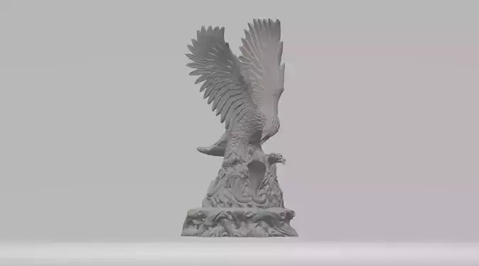 Eagle 3D Model statue 3D print model