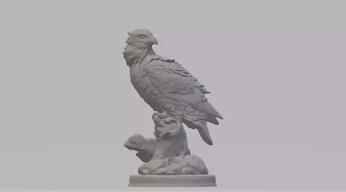 Eagle 3D Model statue 3D print model