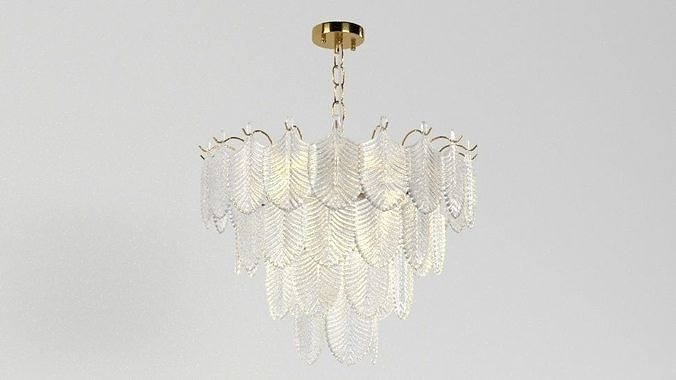 Marcella Hloya Chandelier light 3D model