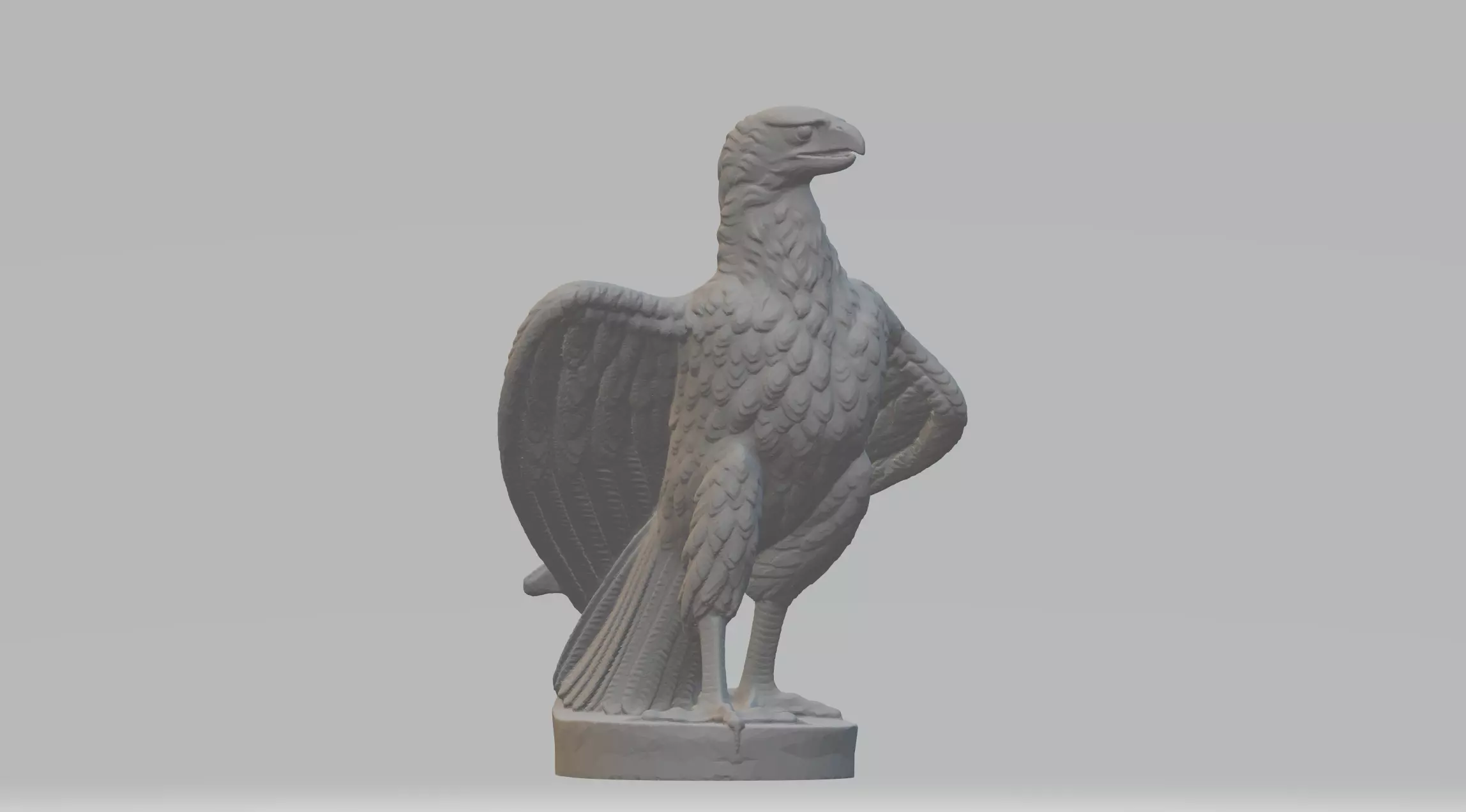 Eagle 3D Model 3D Model statue 3D print model_0