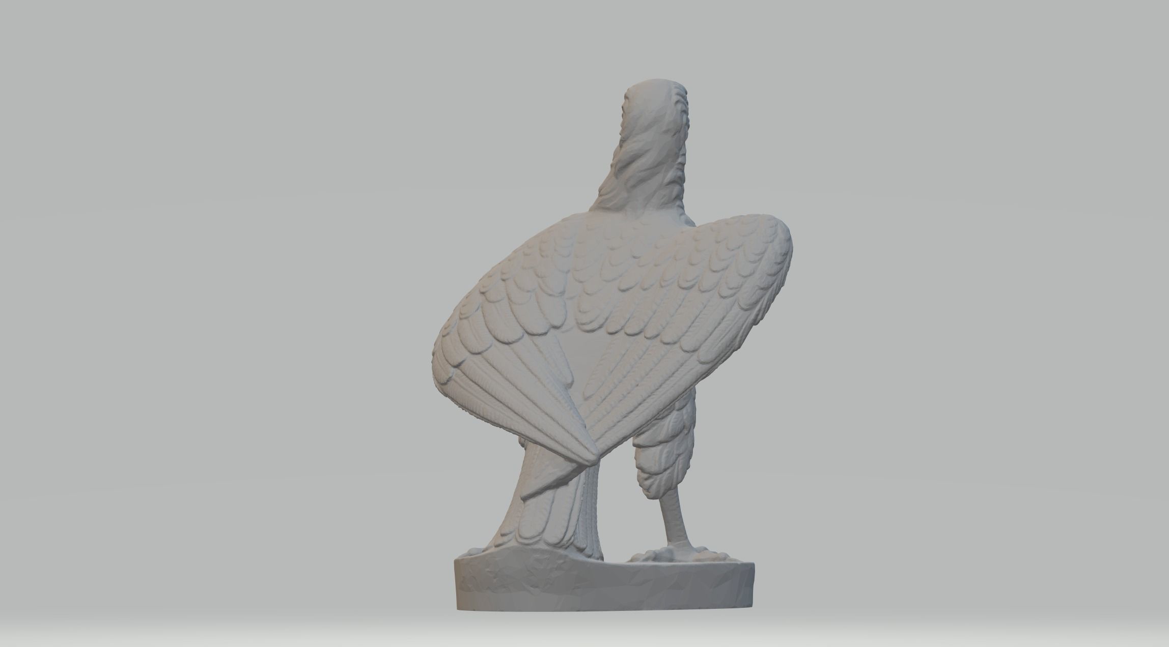 Eagle 3D Model 3D Model statue 3D print model_3