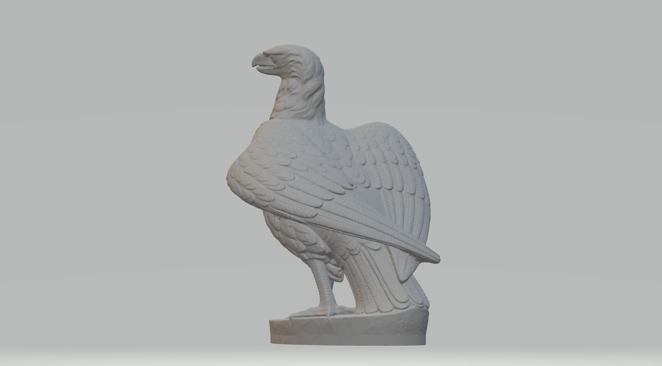 Eagle 3D Model 3D Model statue 3D print model_2