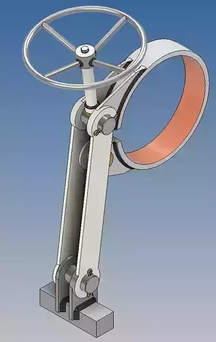 Band brake 300 mm diameter