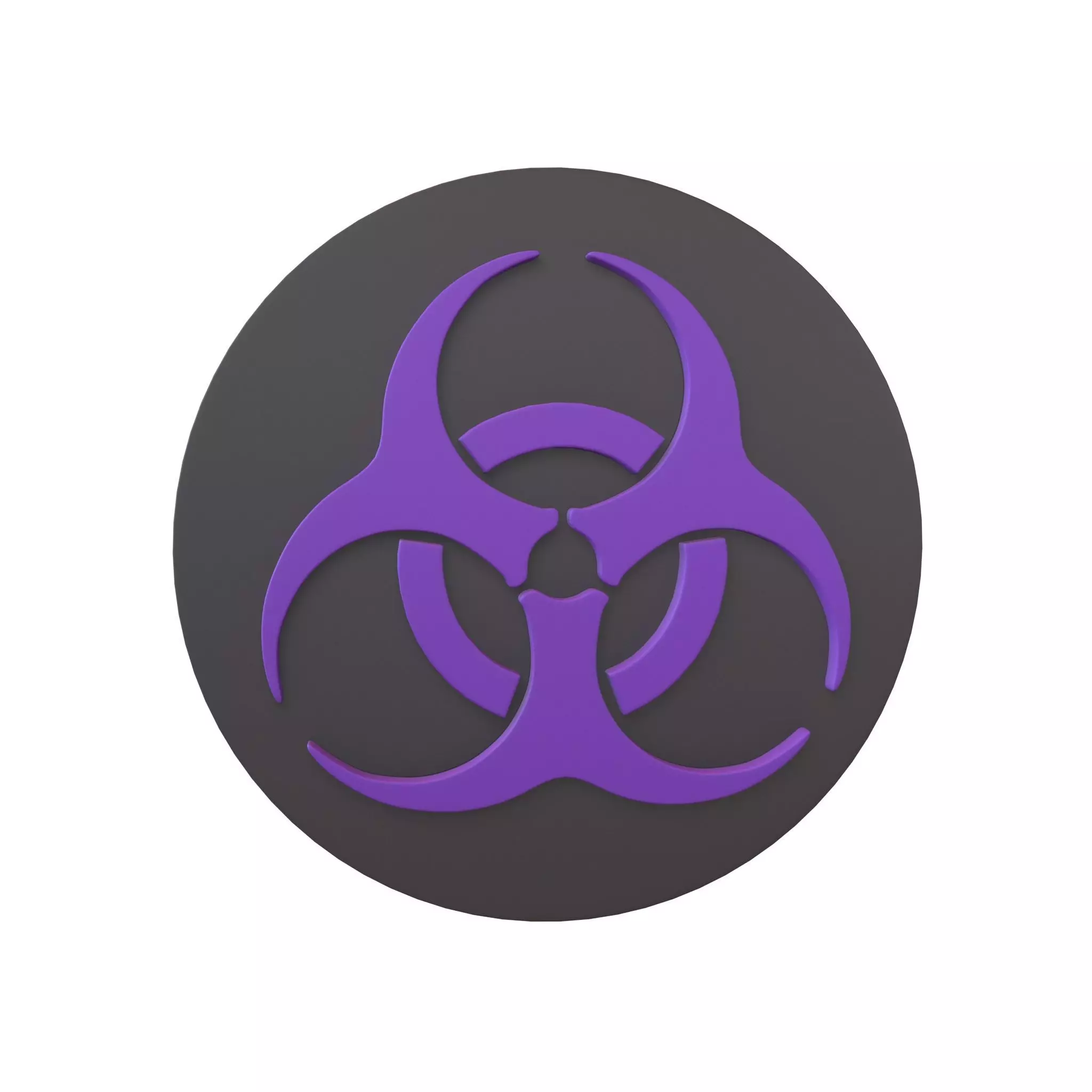 3D model Biological Hazard Symbol v1 008 VR / AR / low-poly | CGTrader