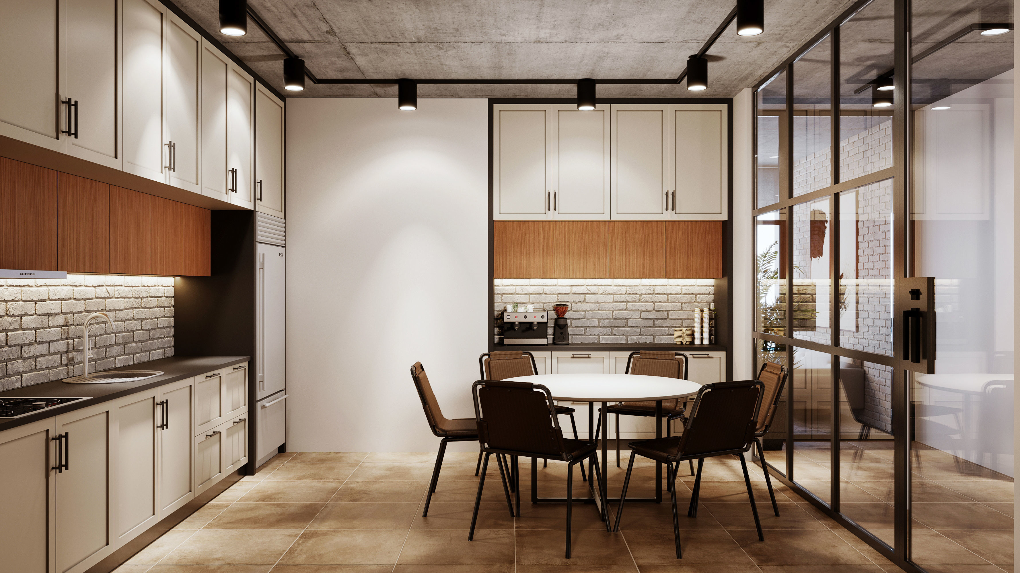 Office interior design 3D model_14