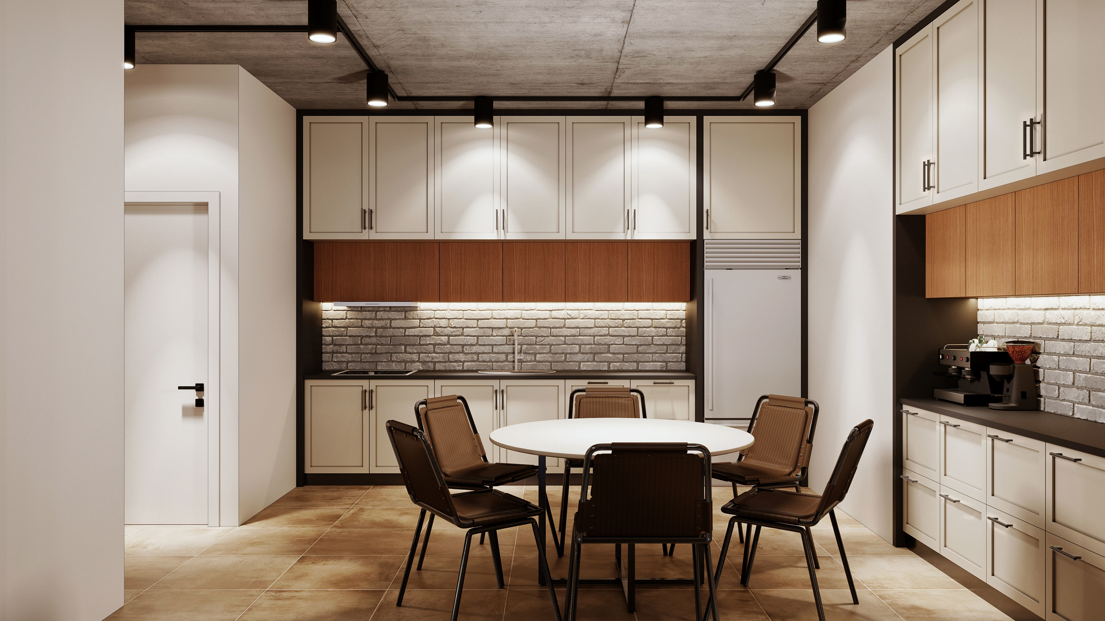 Office interior design 3D model_13