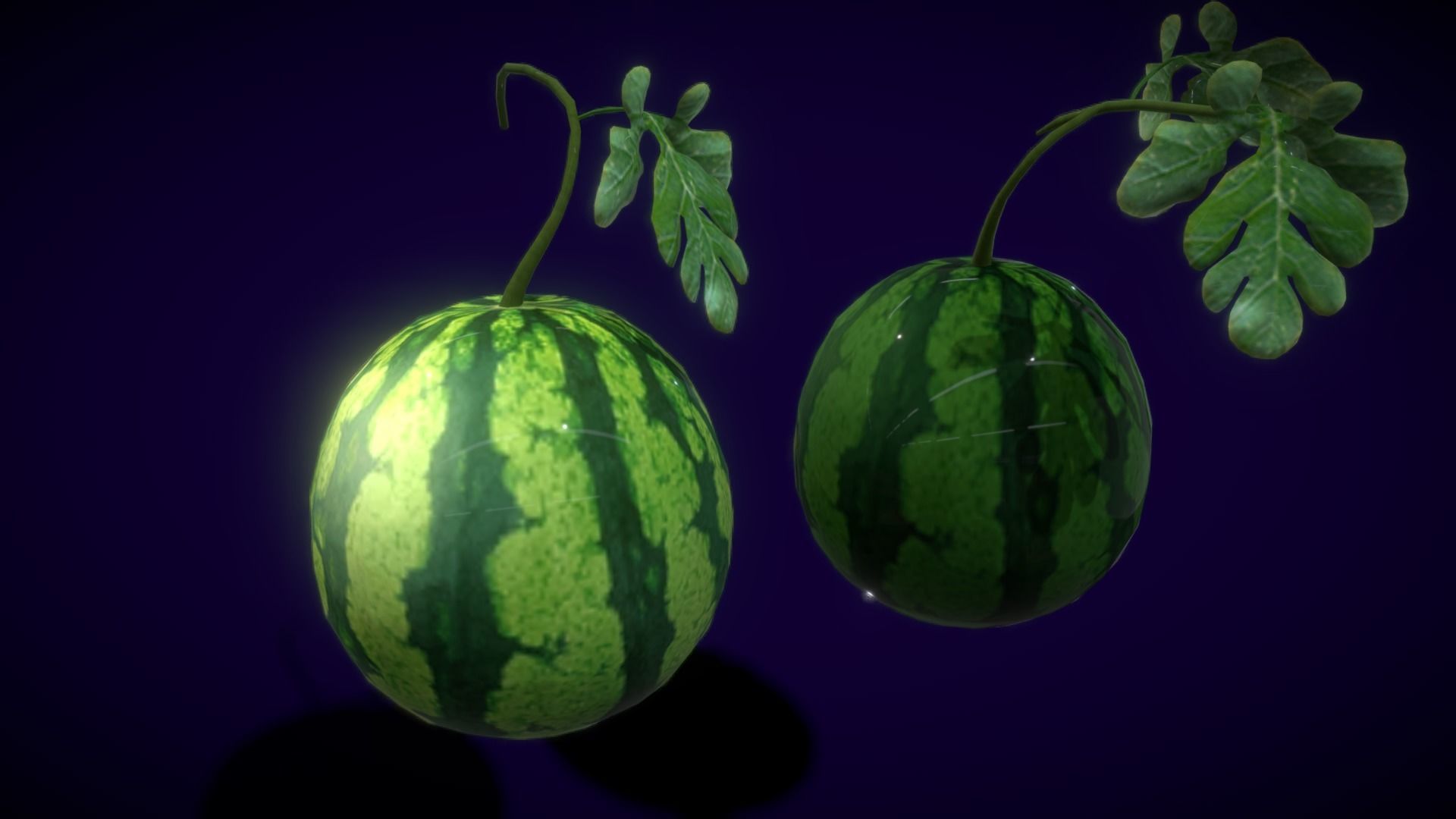 Collection Fruit Path6 Low-poly 3D model_7