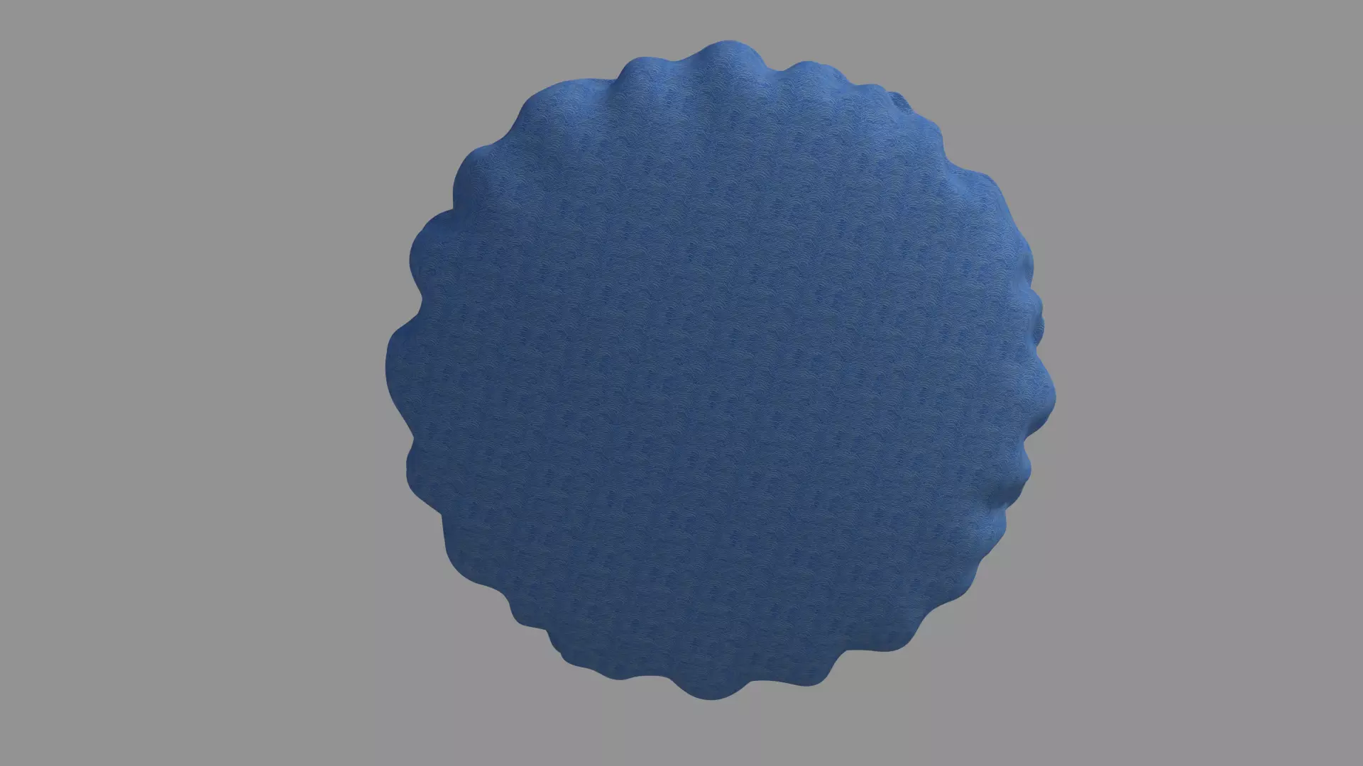 Round Cushion Pillow 3D model