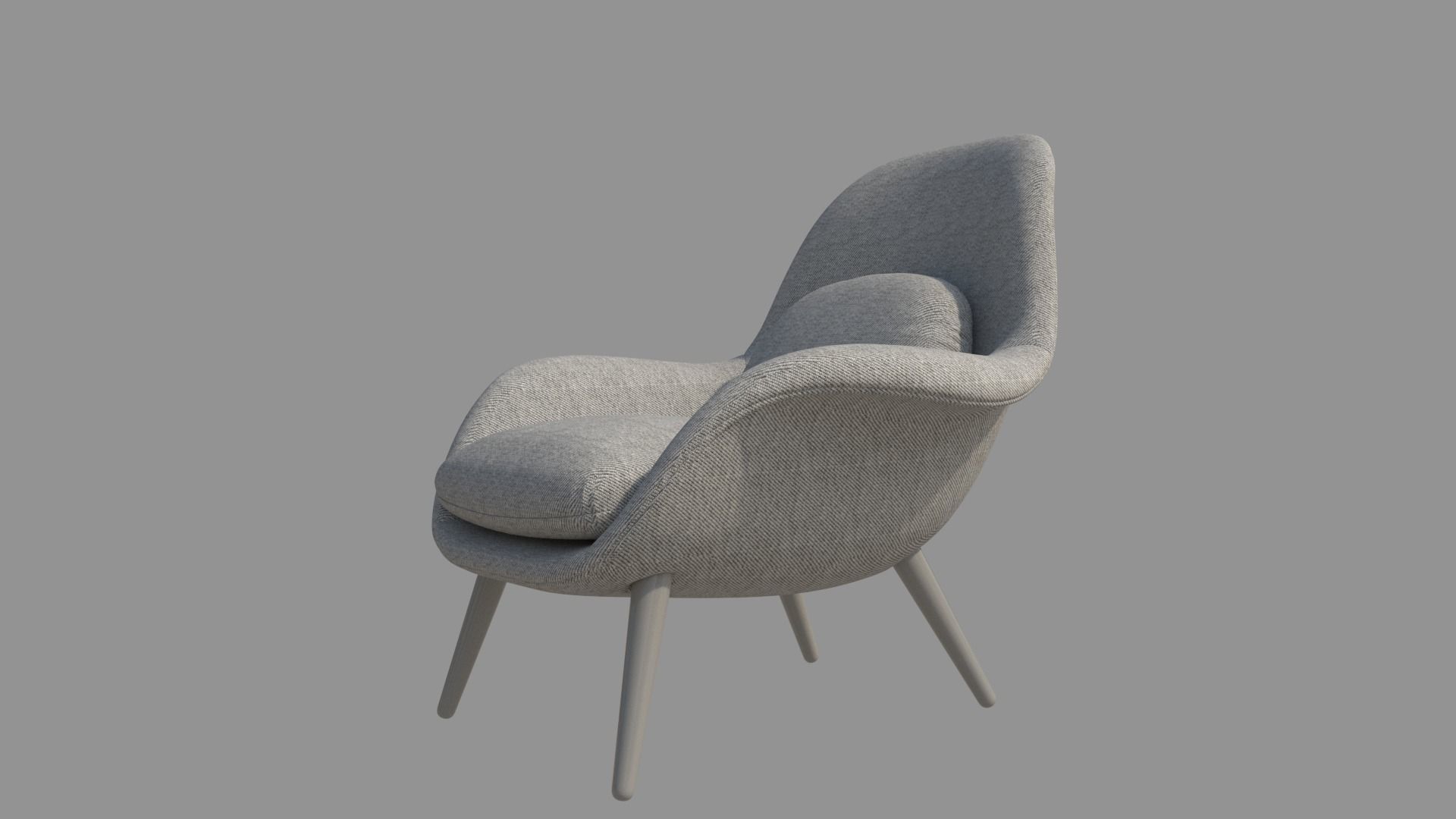 Modern Chair 3D model_1