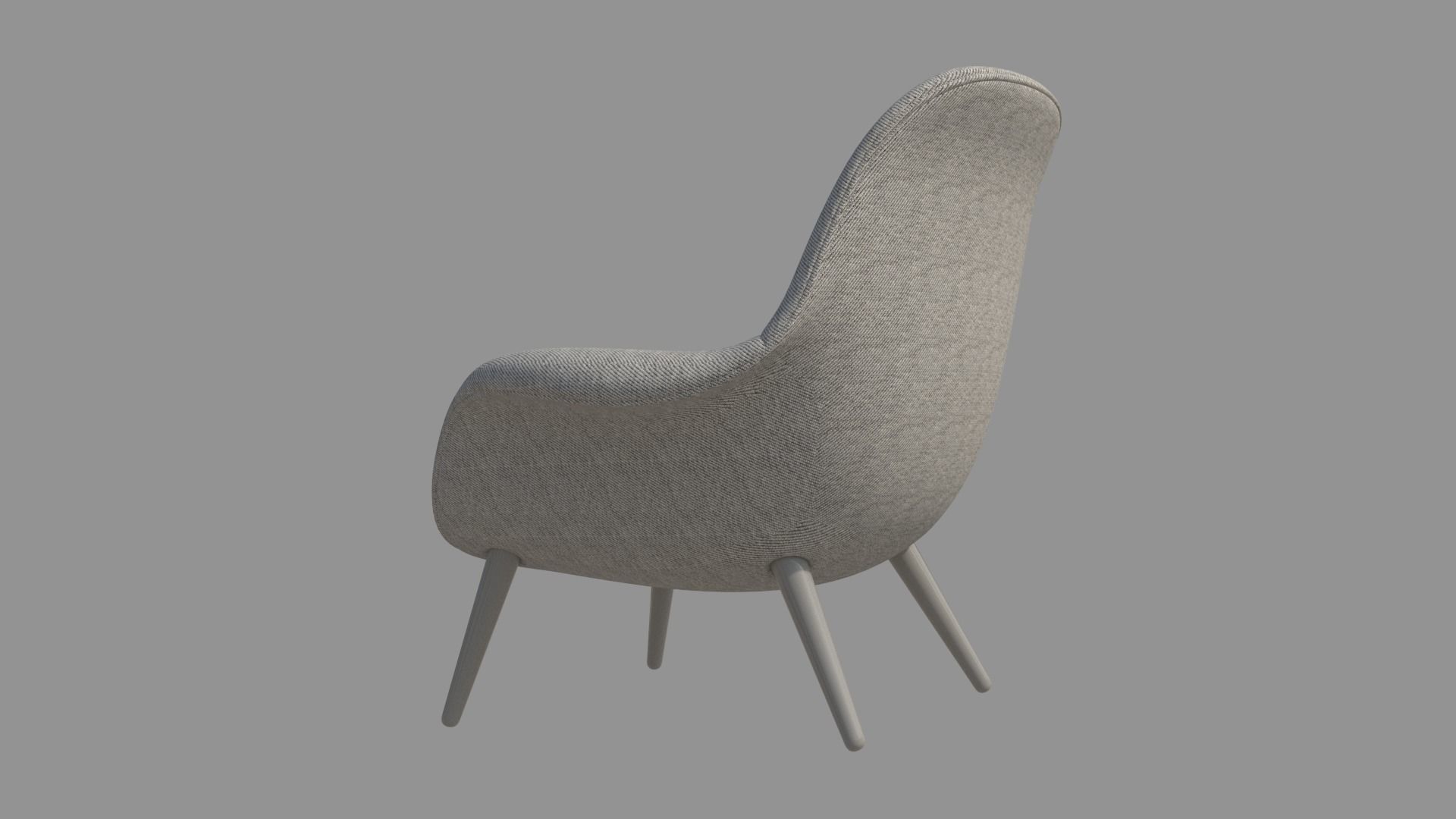 Modern Chair 3D model_3