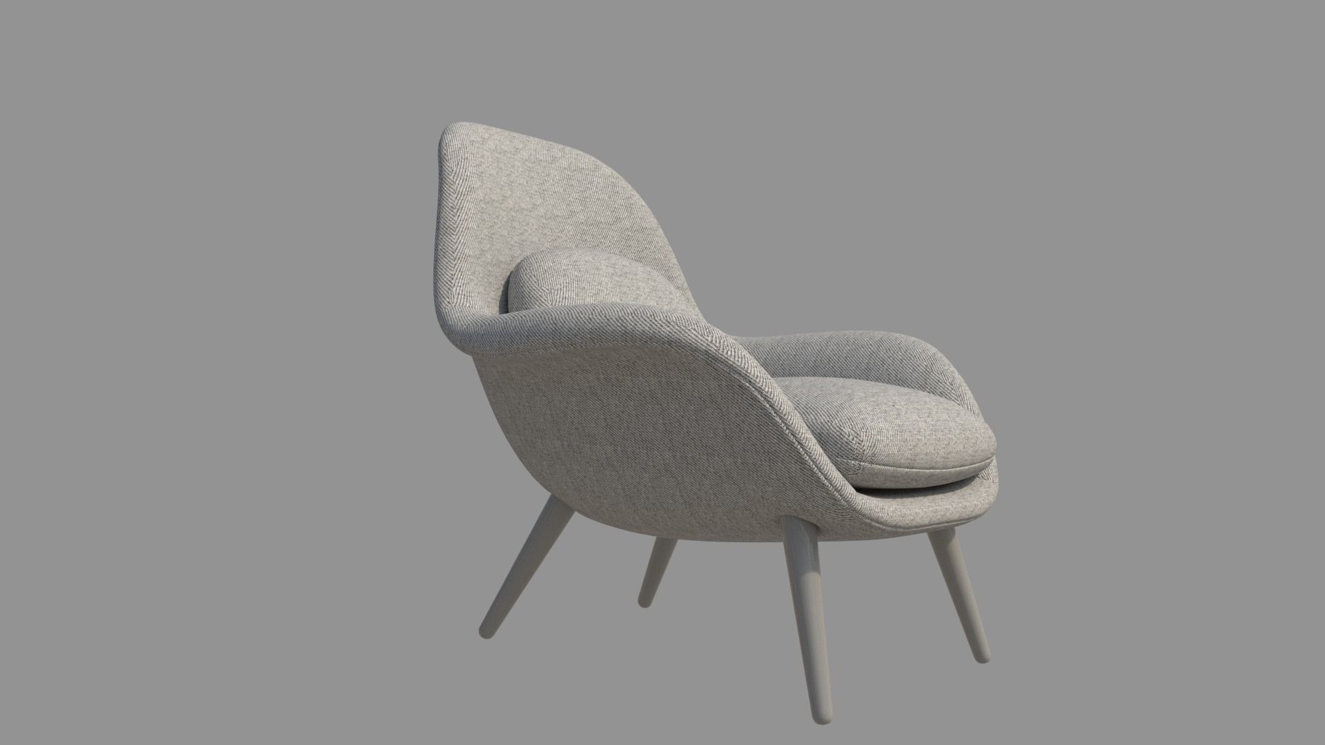 Modern Chair 3D model_6