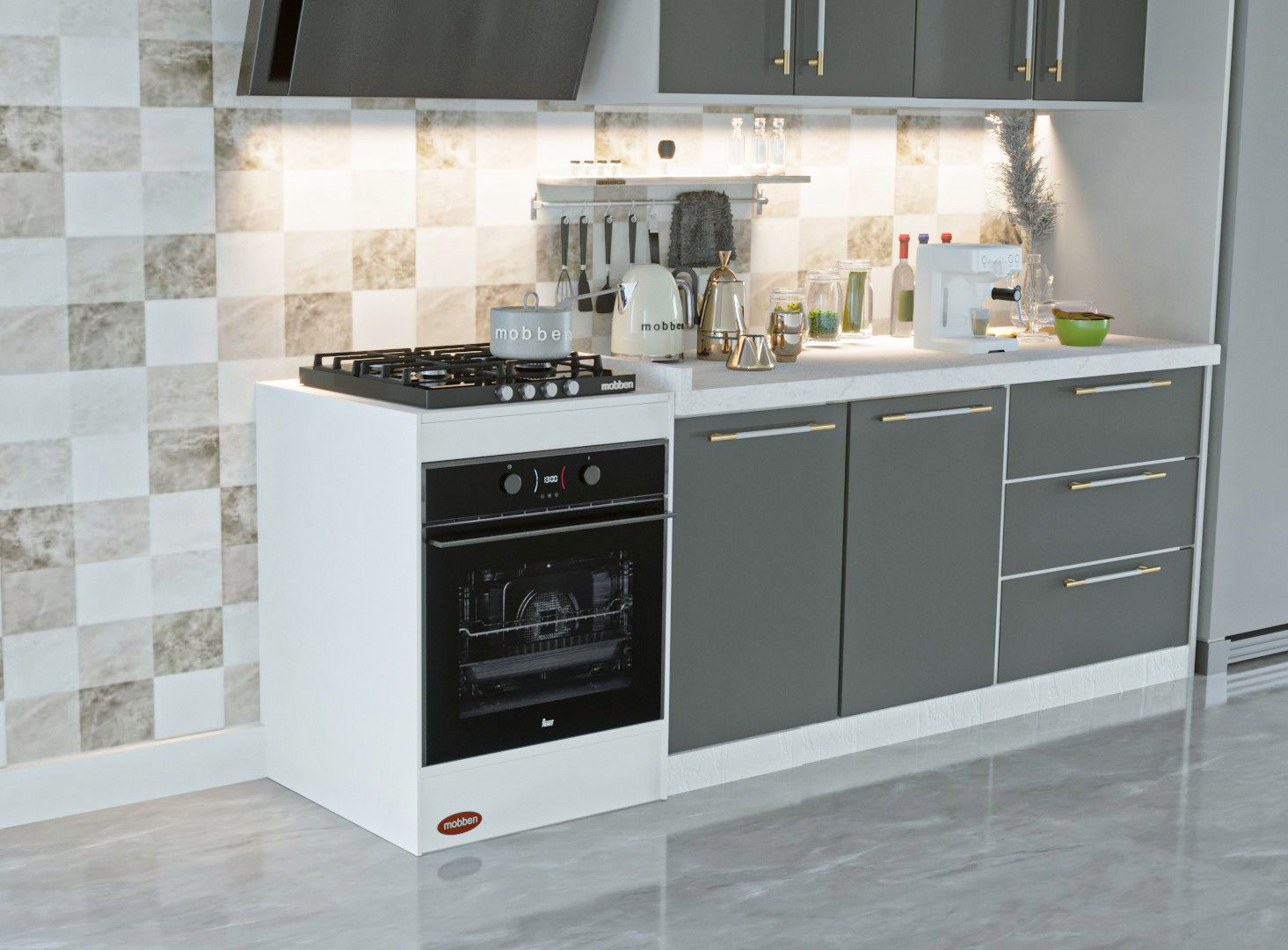 KITCHEN CABINET DESIGN  3D print model_89