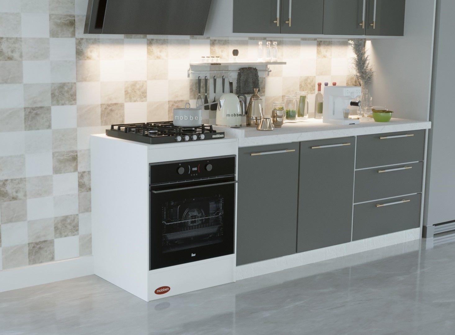 KITCHEN CABINET DESIGN  3D print model_14