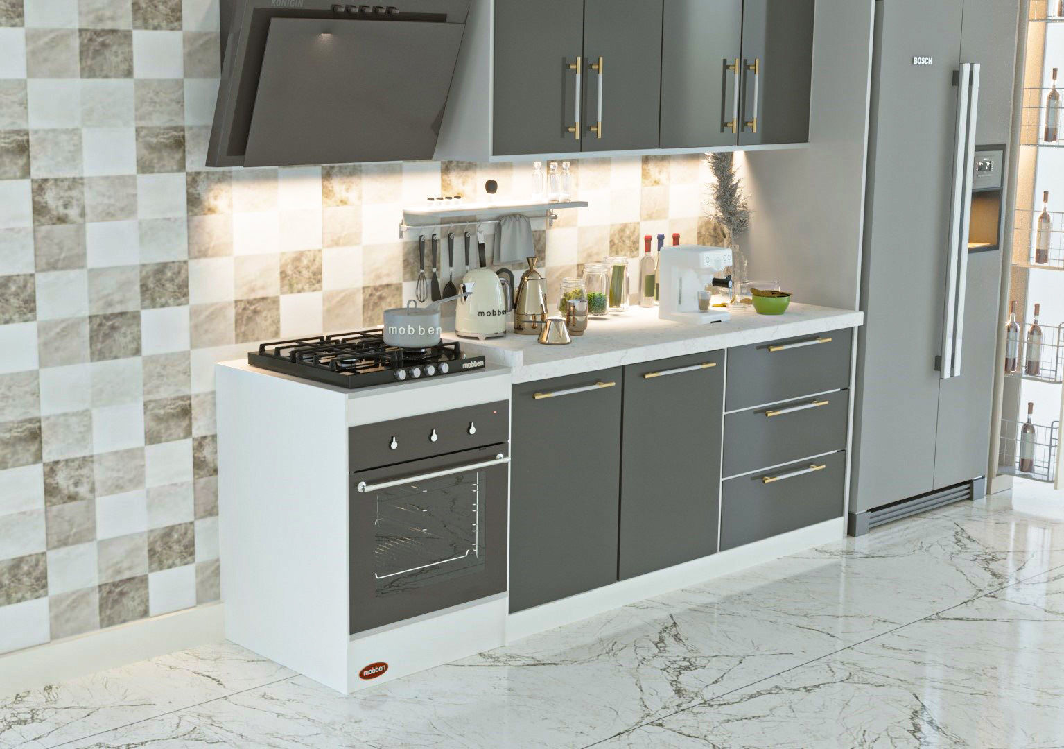 KITCHEN CABINET DESIGN  3D print model_71