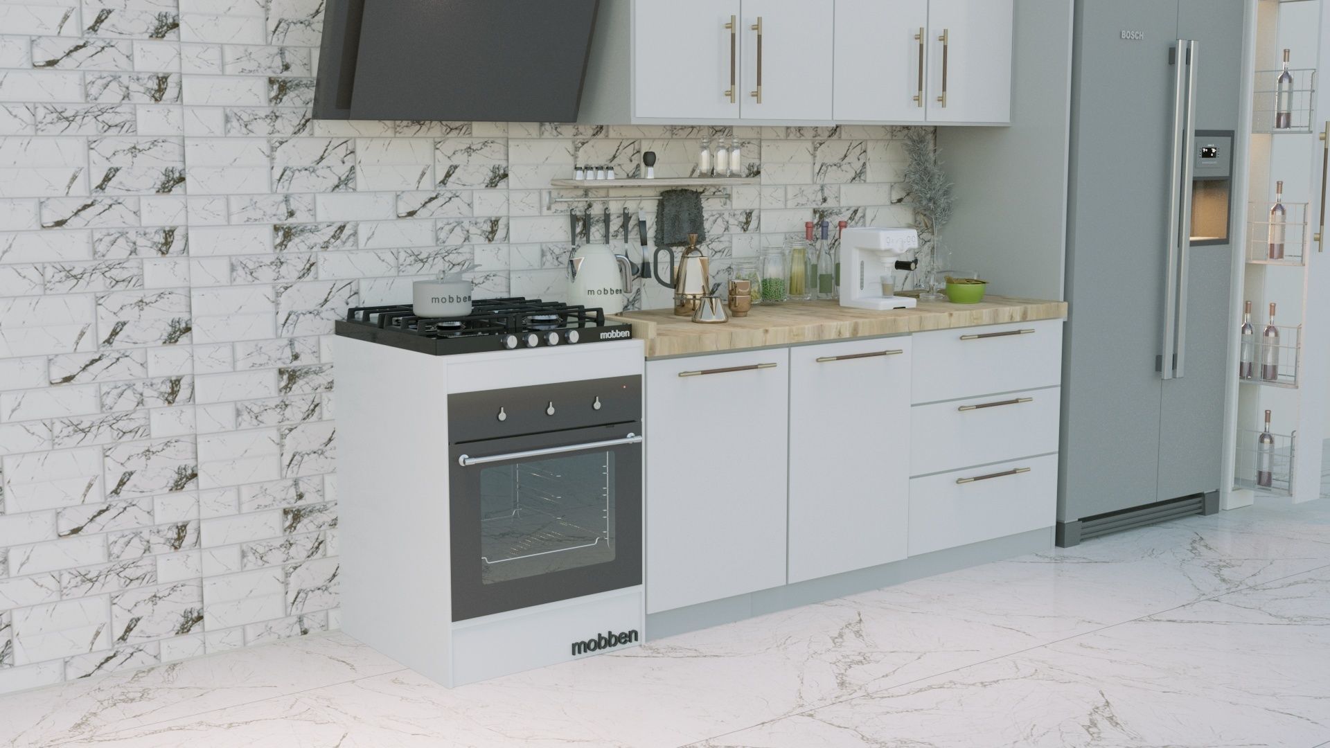 KITCHEN CABINET DESIGN  3D print model_66