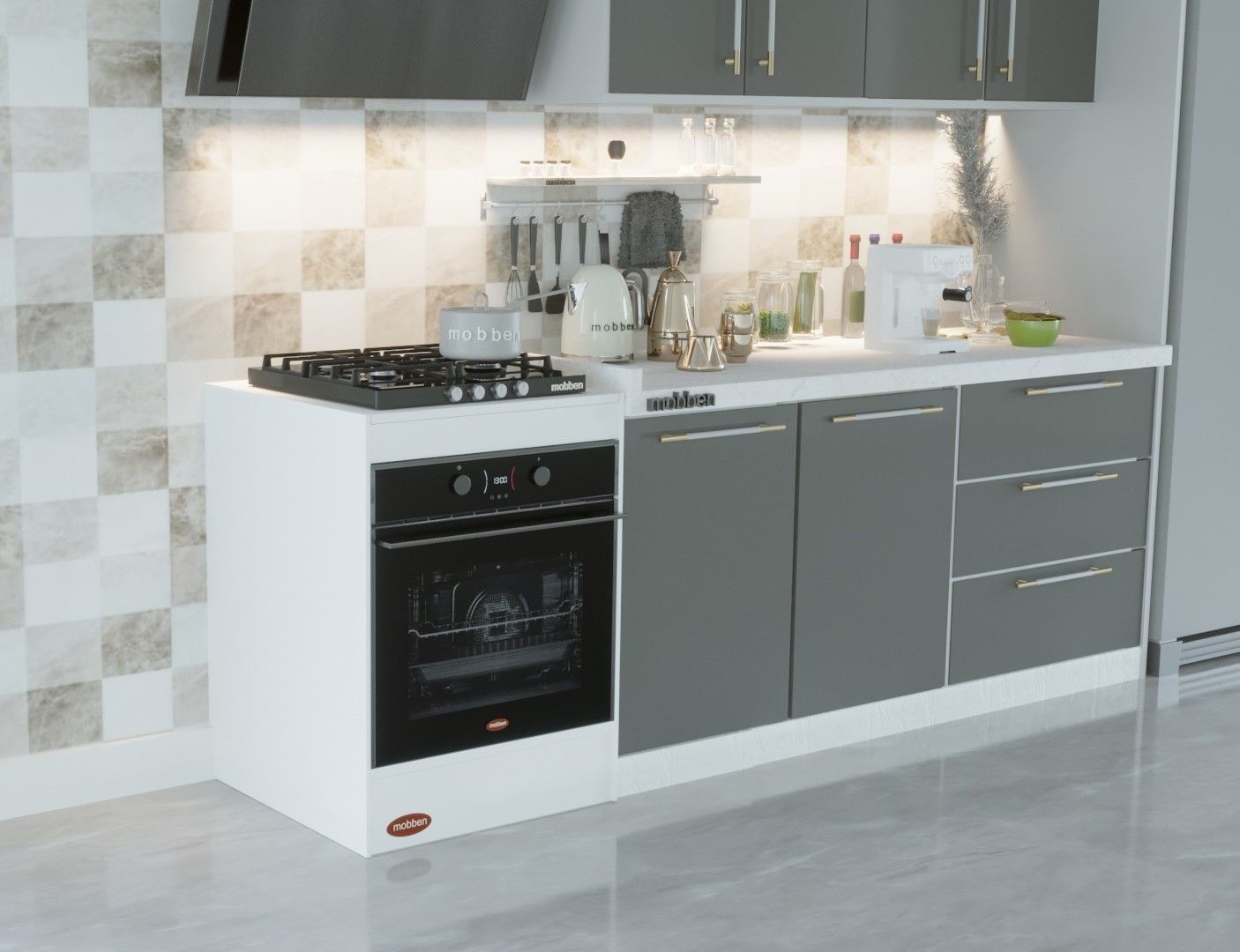 KITCHEN CABINET DESIGN  3D print model_18