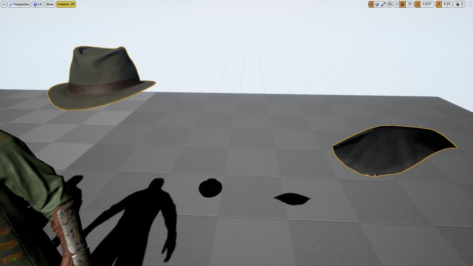 Gothic Character Low-poly 3D model_19