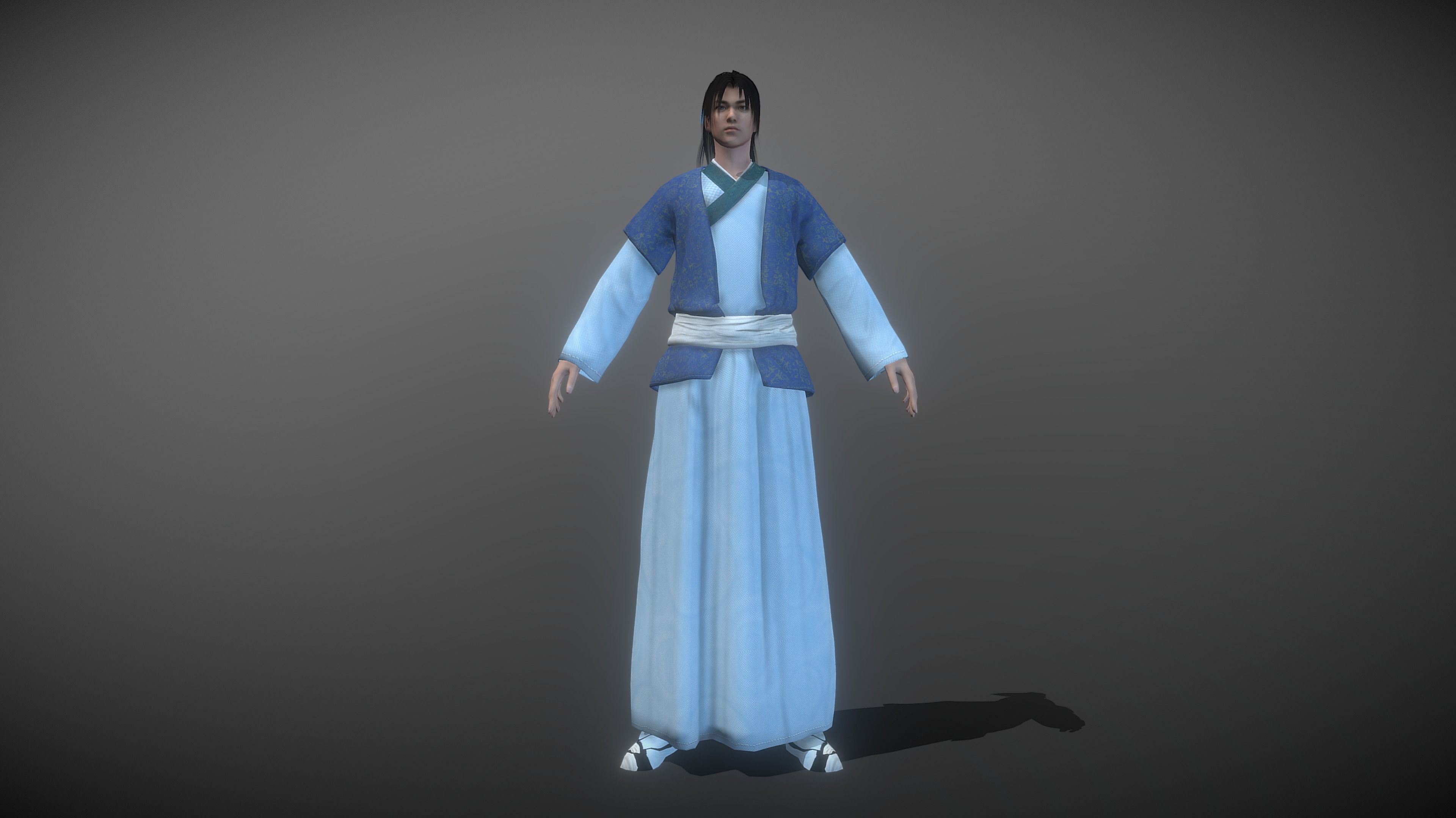 Ancient Chinese 3D model_2