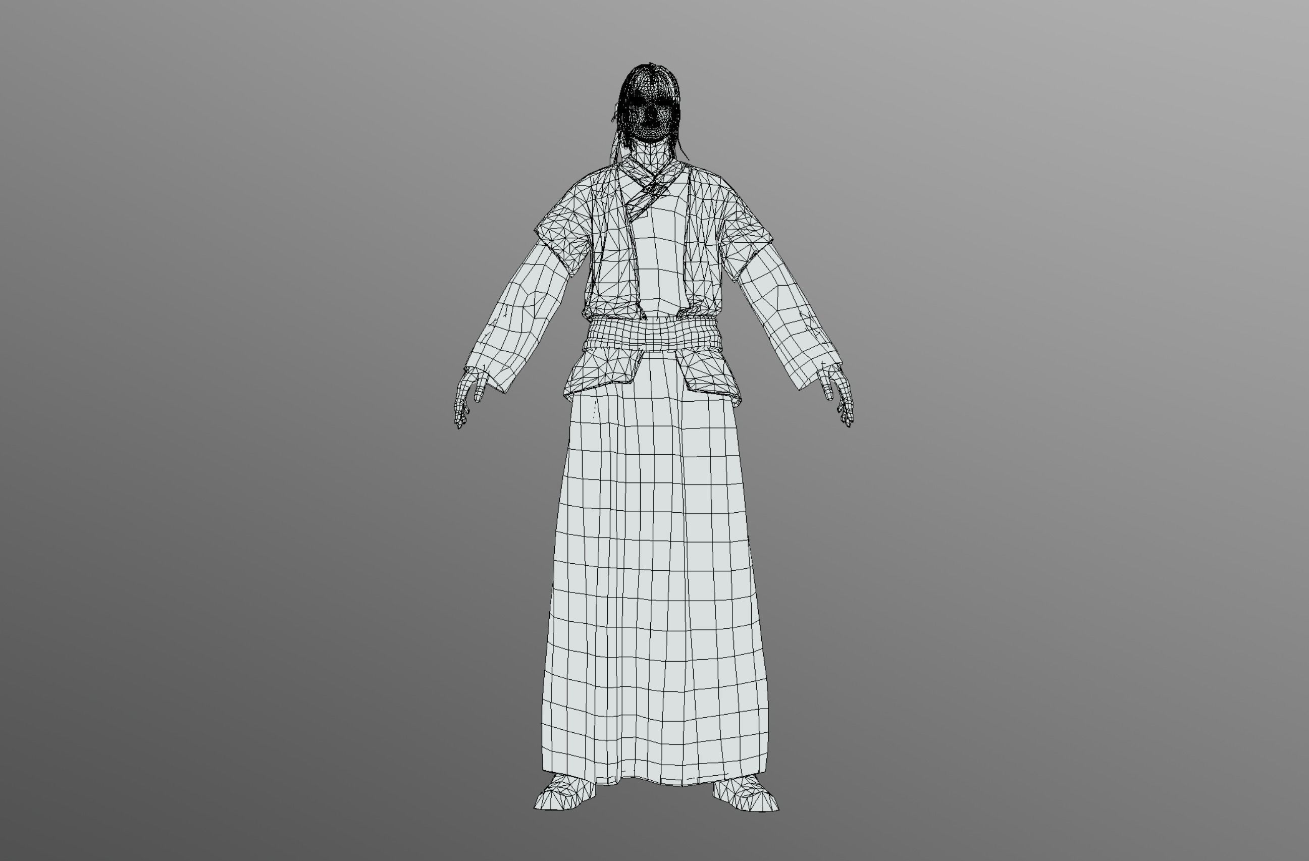 Ancient Chinese 3D model_7