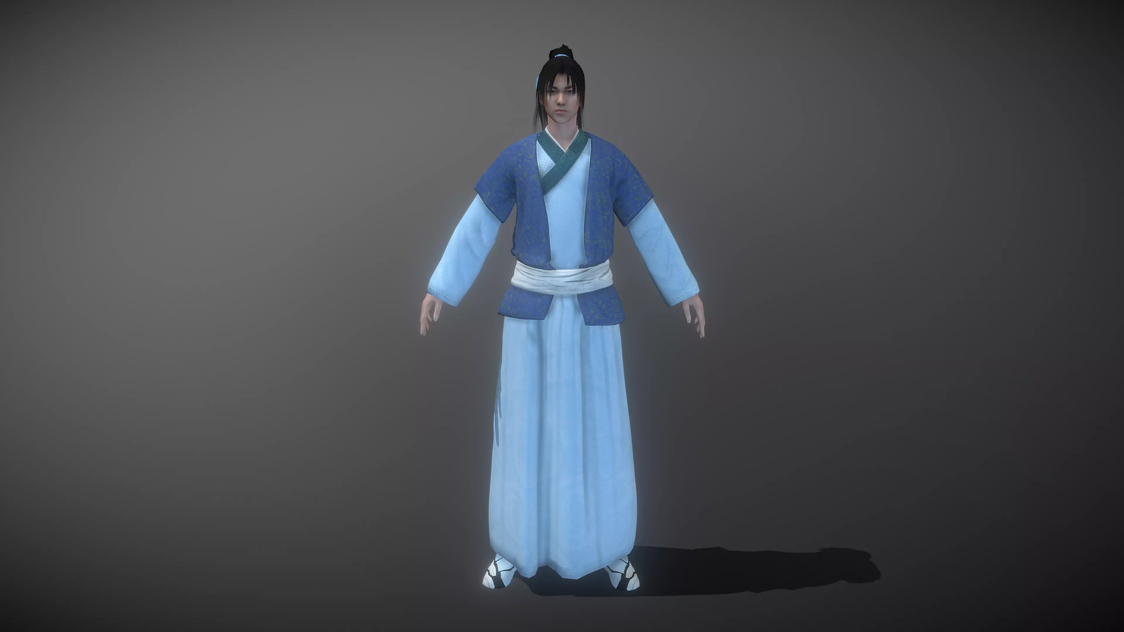 Ancient Chinese 3D model_0