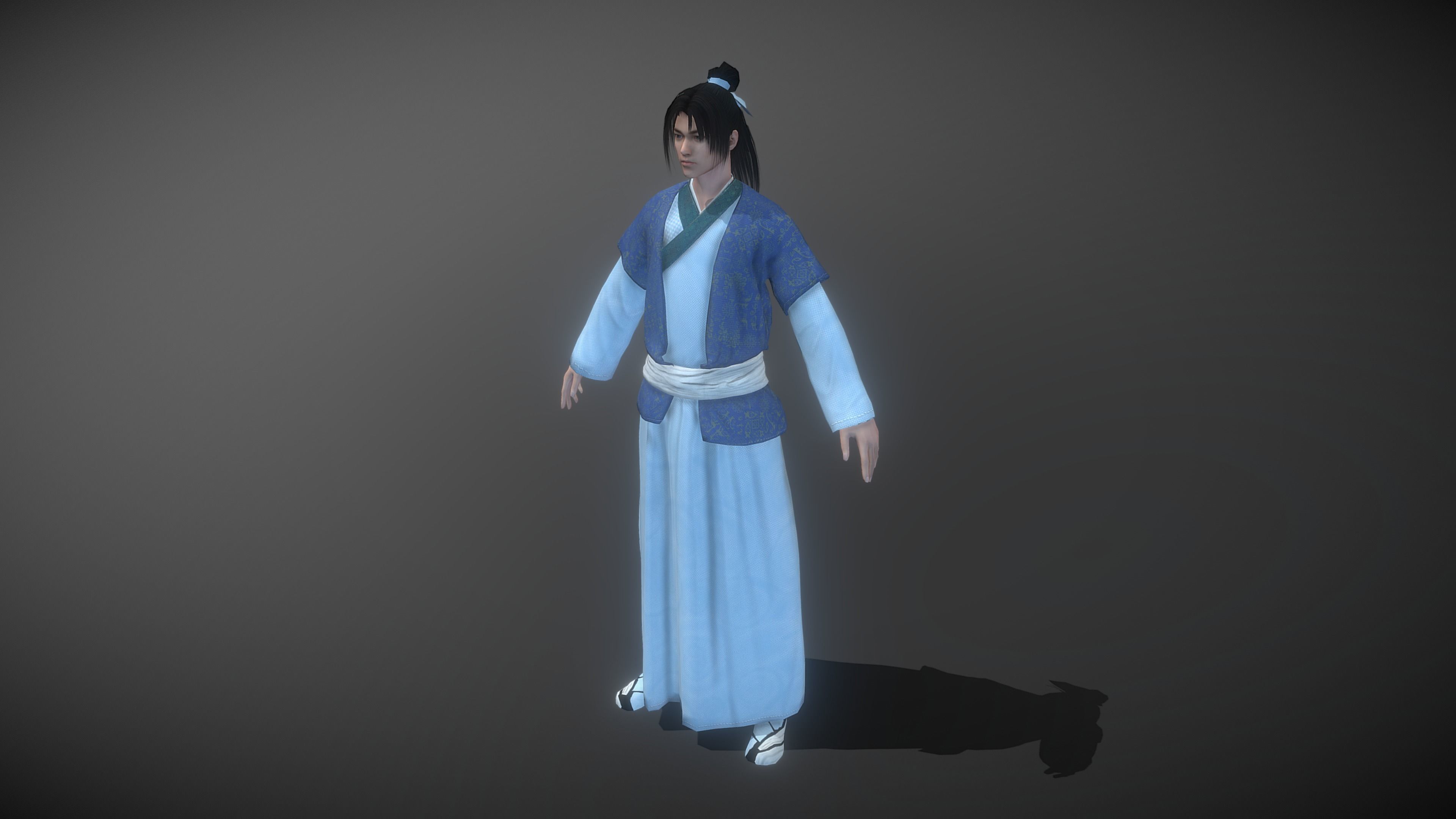Ancient Chinese 3D model_3