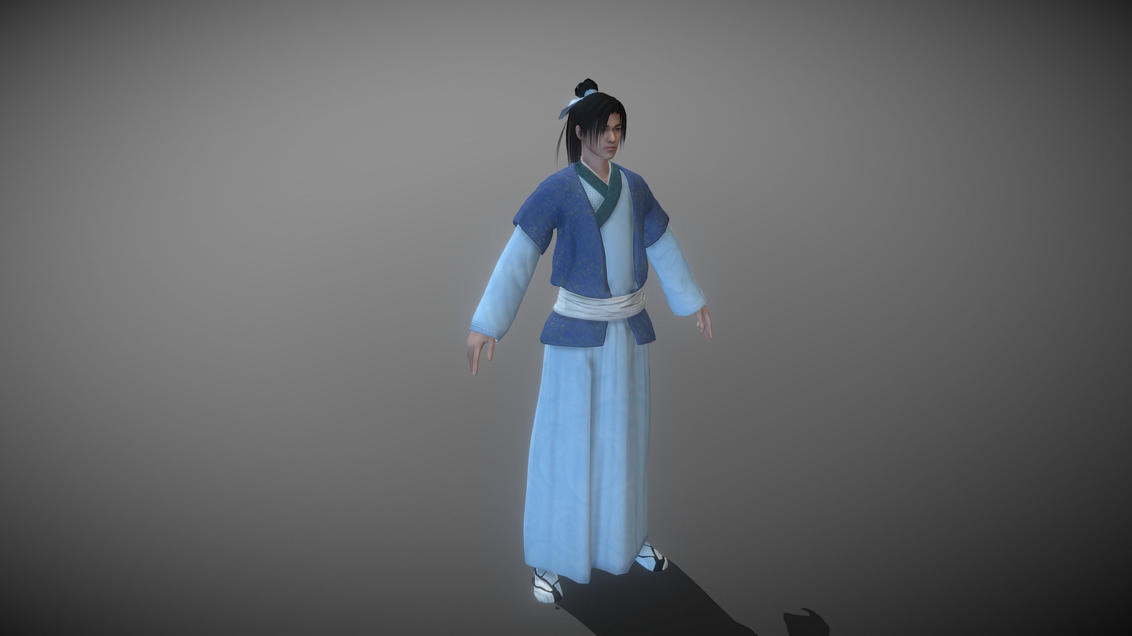 Ancient Chinese 3D model_4