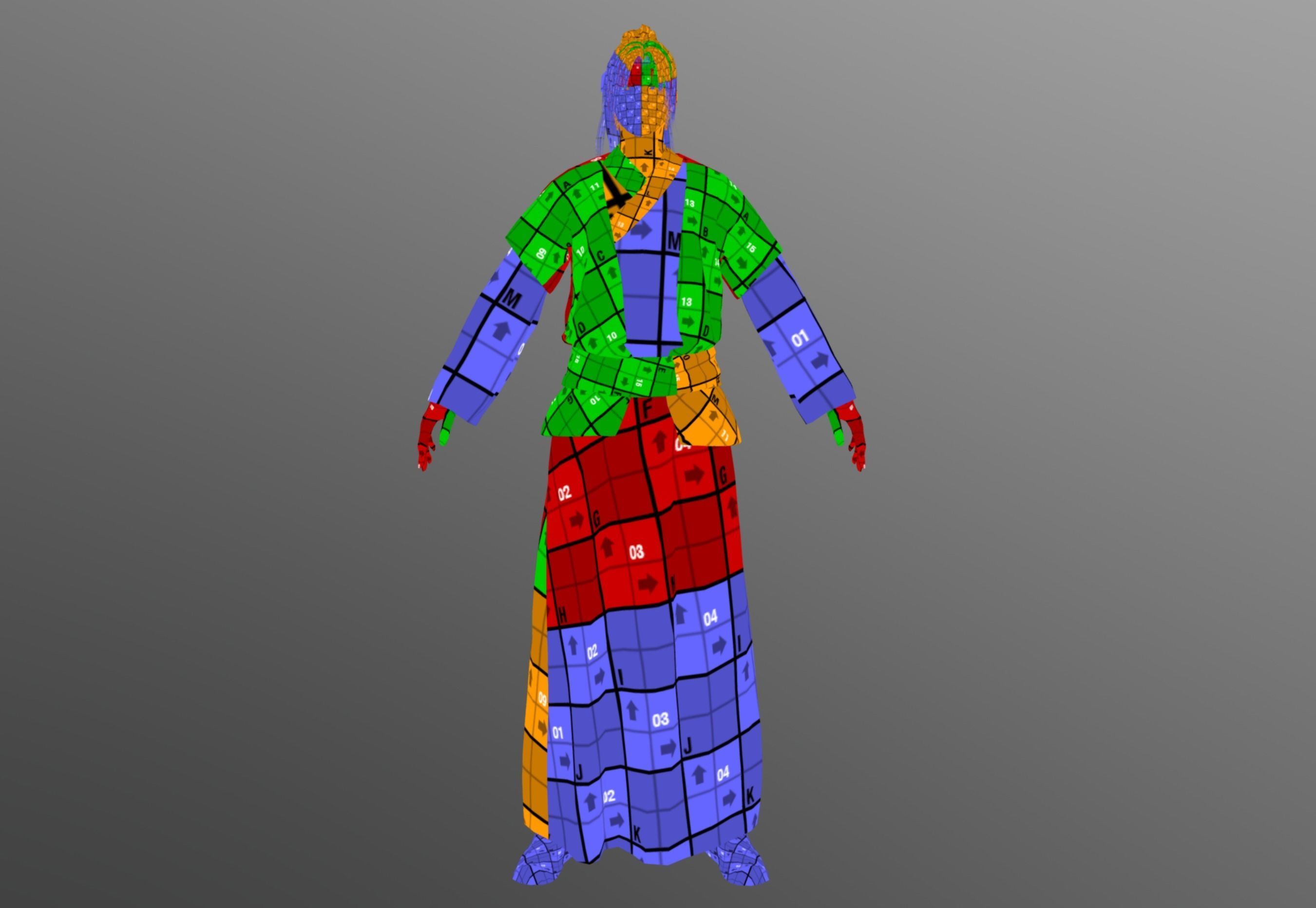 Ancient Chinese 3D model_9