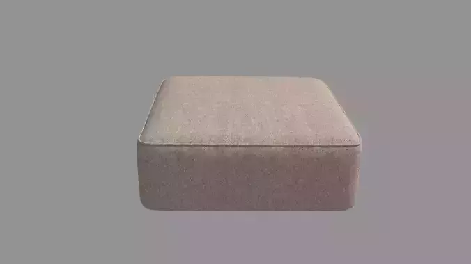 Single Sofa- Cushion 3D model