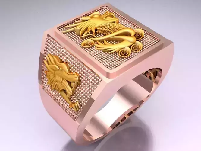 Dragon Ring - Mens Ring - N6932