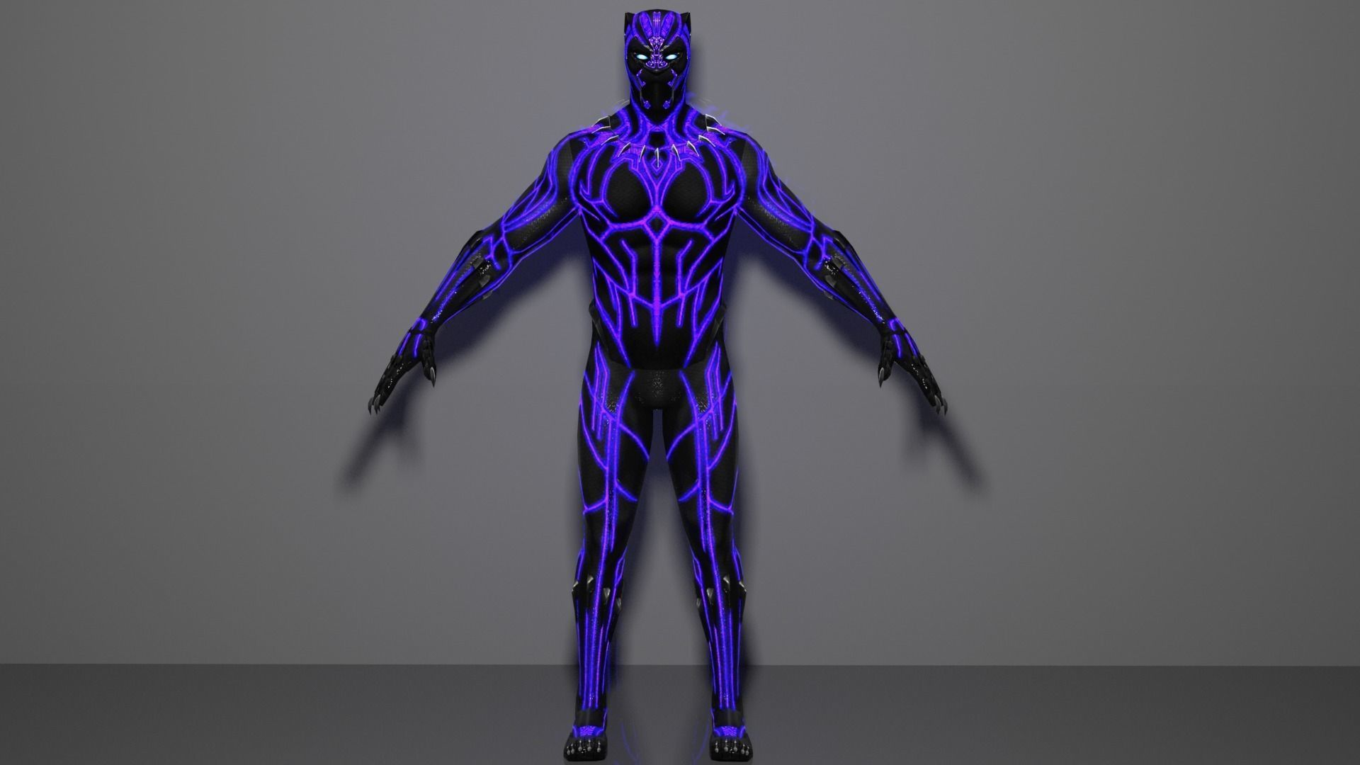 Black Panther  3D model_1