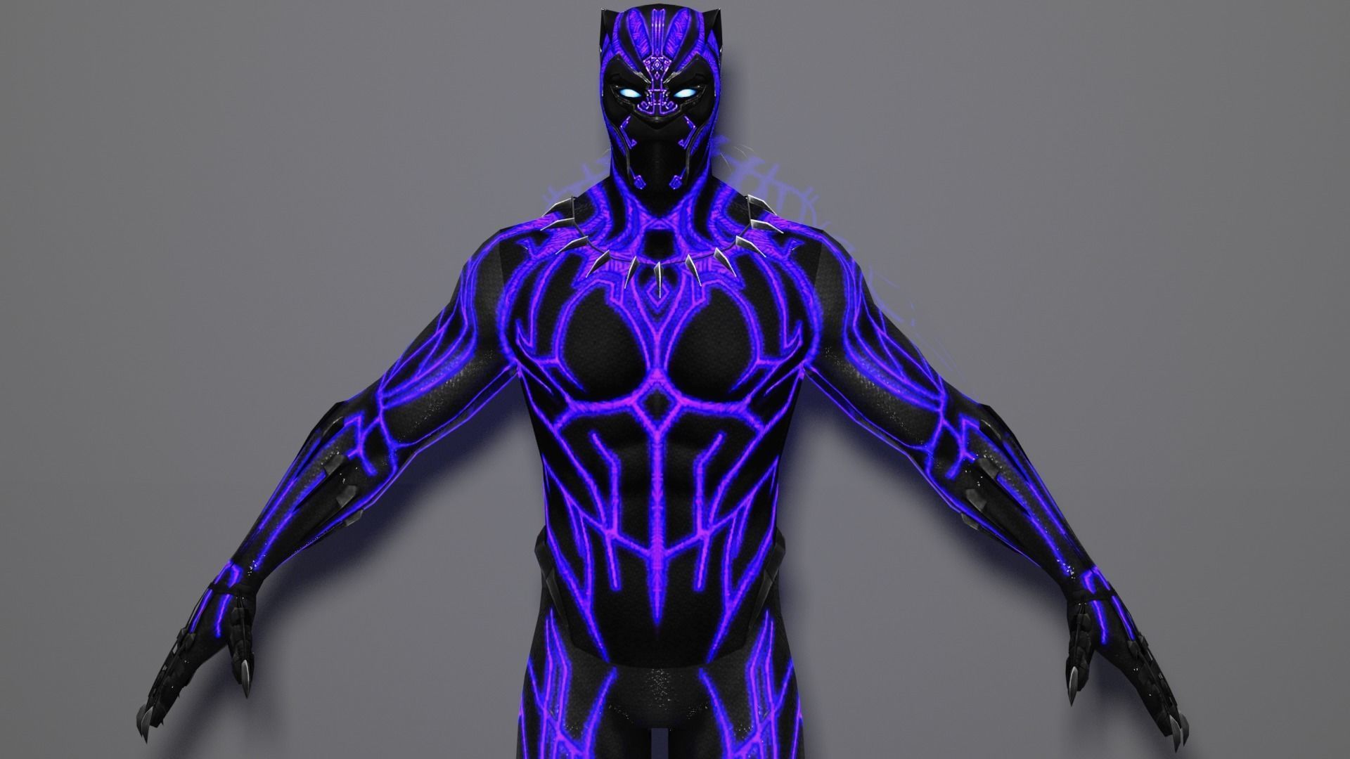 Black Panther  3D model_2