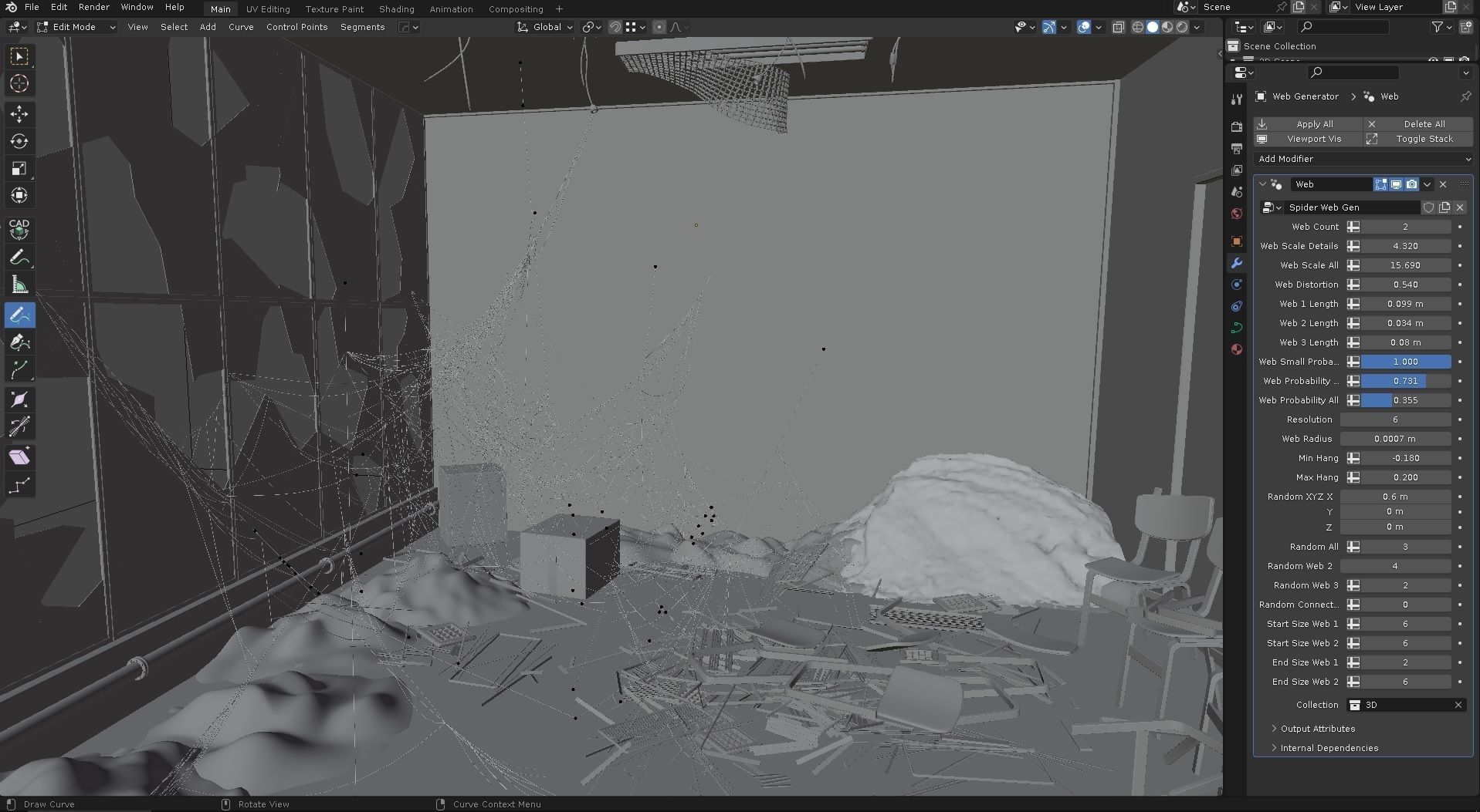 Spider Web Generator 3D Model CGTrader Spider web generator 3d model cgtrader