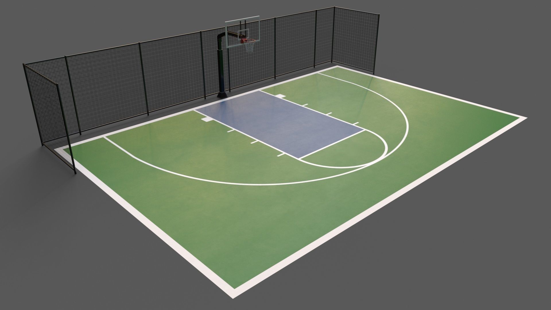 PBR Multi Modular Sports Court - Mega Pack 3D Model Collection_29