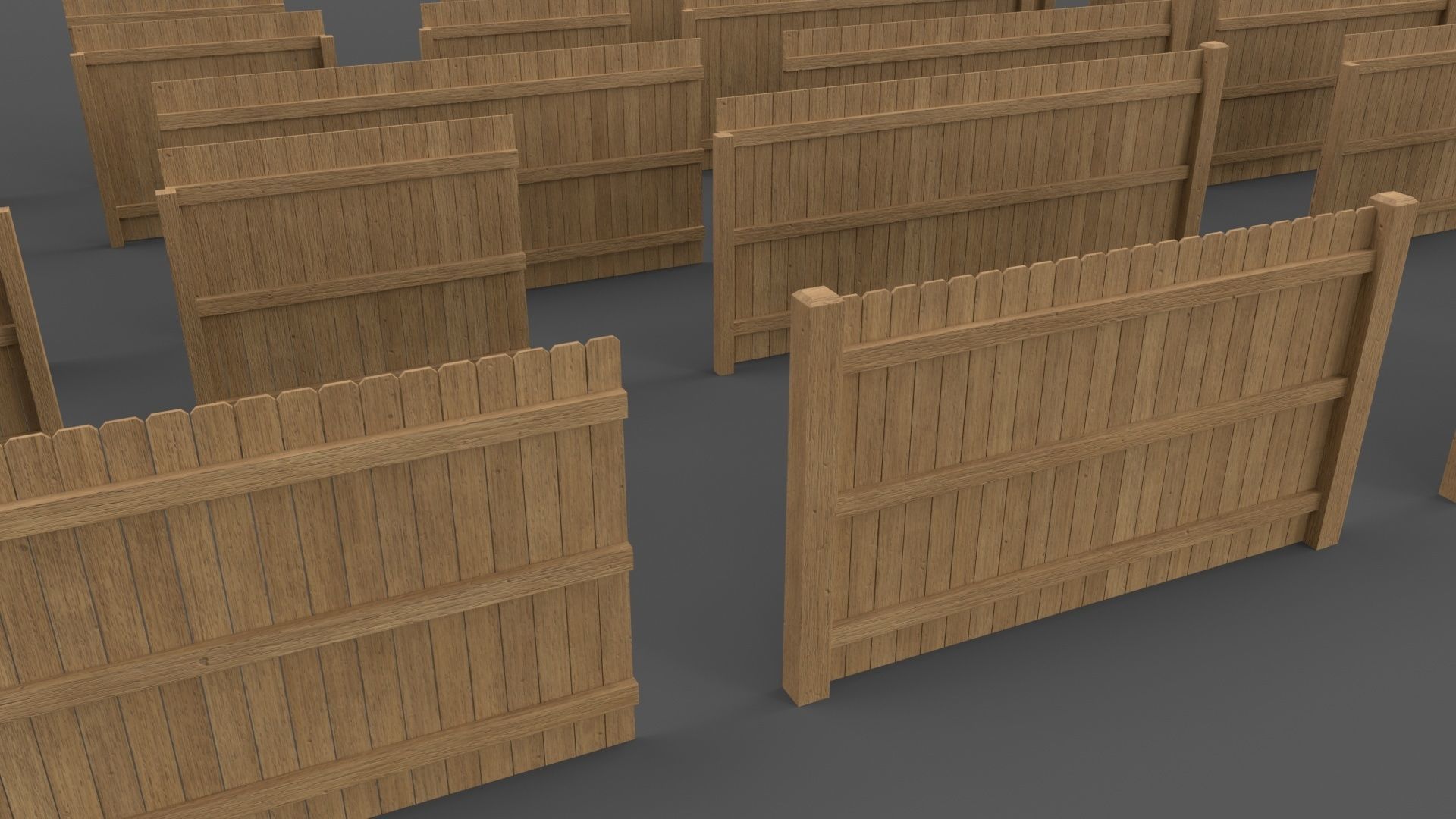 PBR Multi Modular Sports Court - Mega Pack 3D Model Collection_86