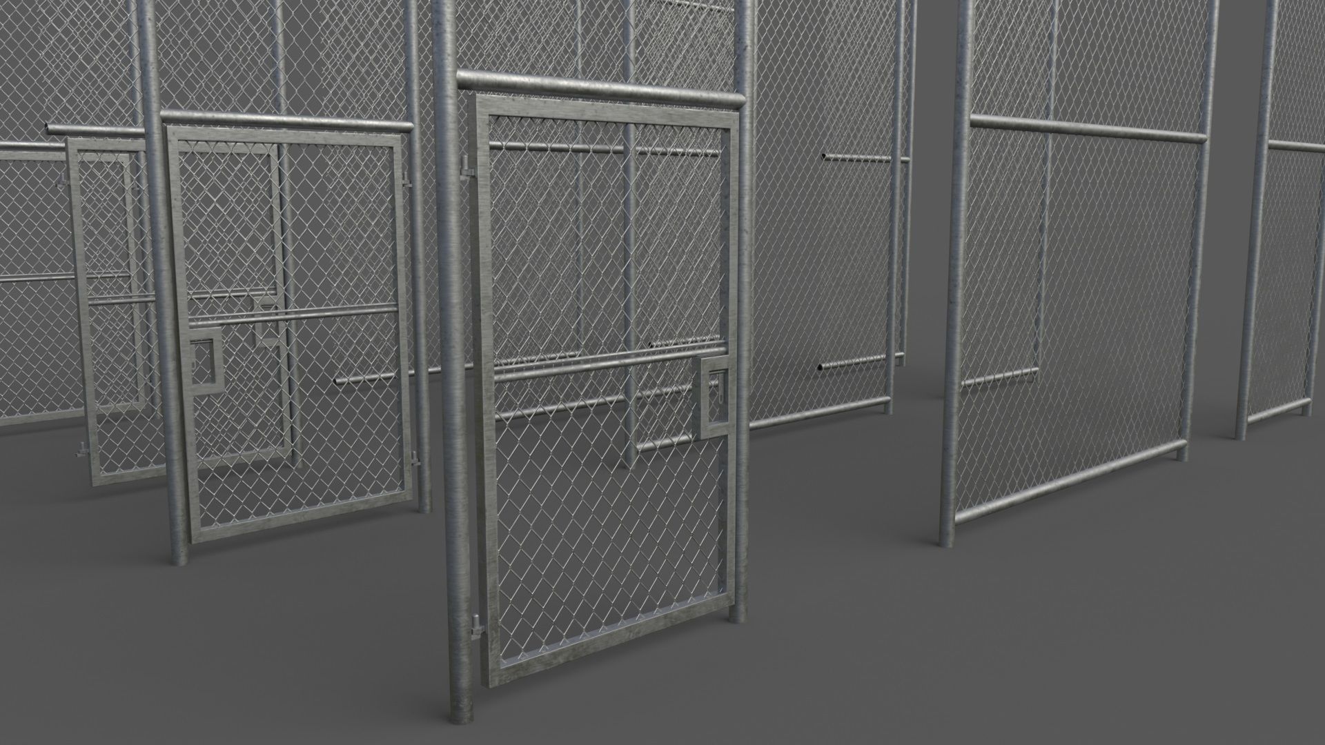 PBR Multi Modular Sports Court - Mega Pack 3D Model Collection_83