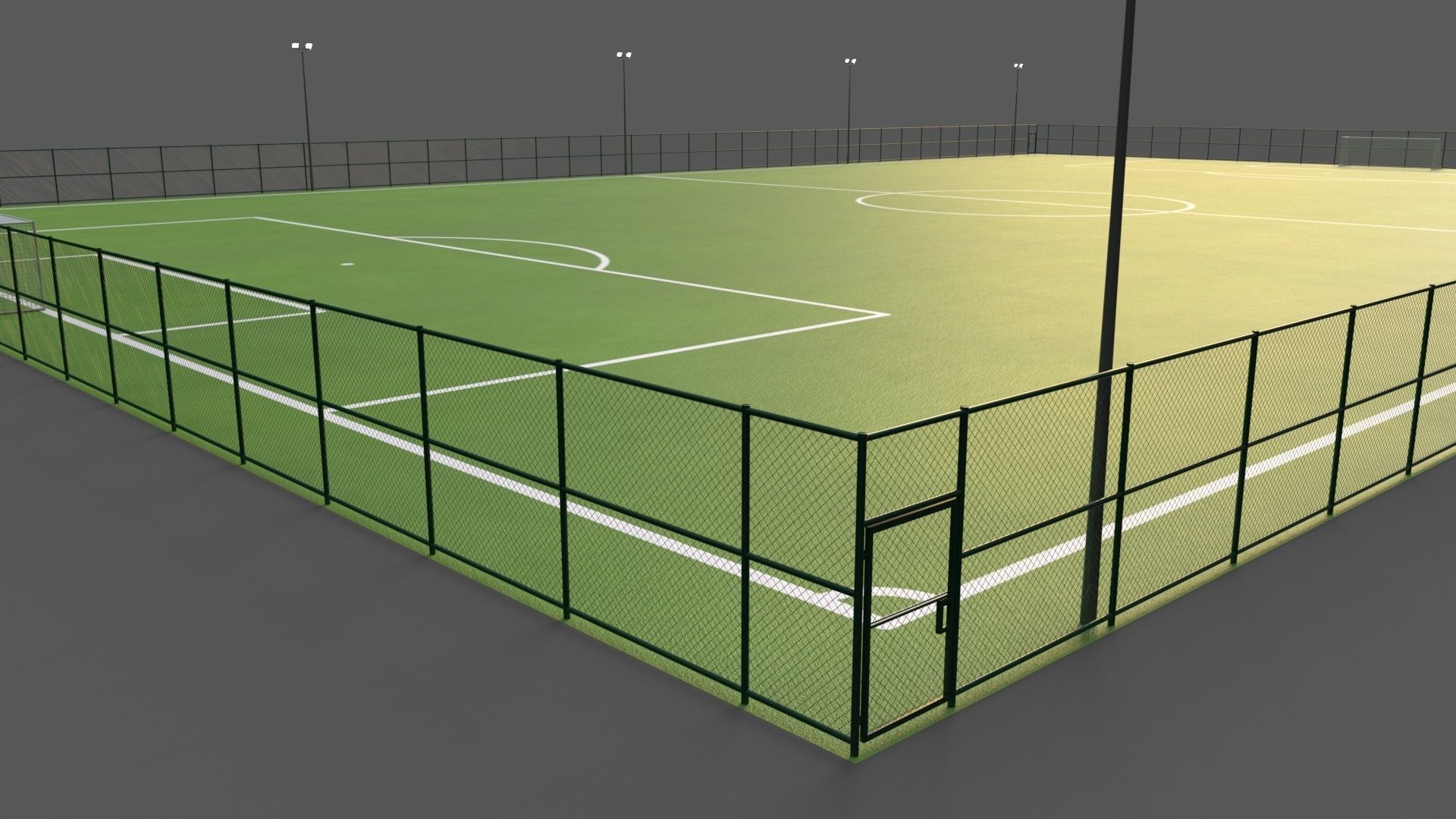PBR Multi Modular Sports Court - Mega Pack 3D Model Collection_34