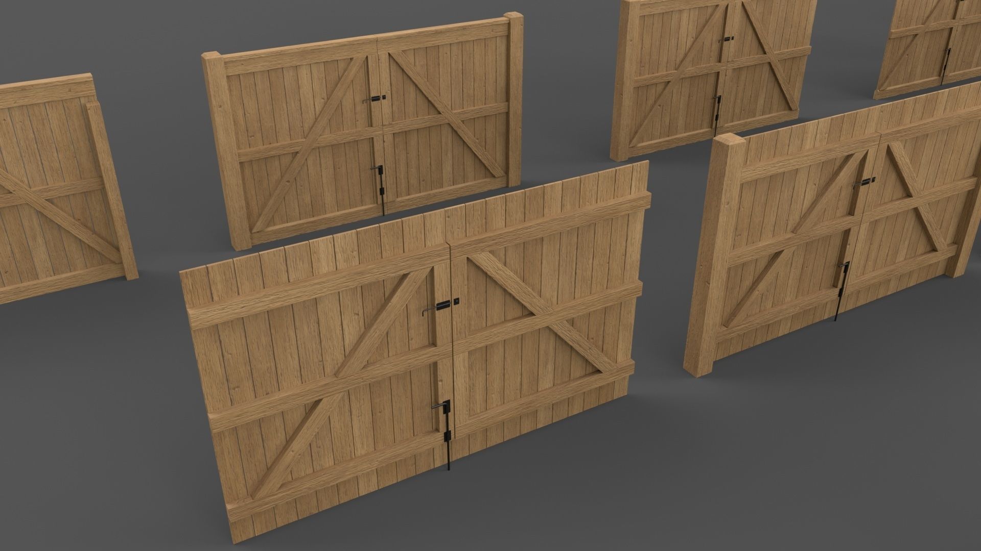 PBR Multi Modular Sports Court - Mega Pack 3D Model Collection_85