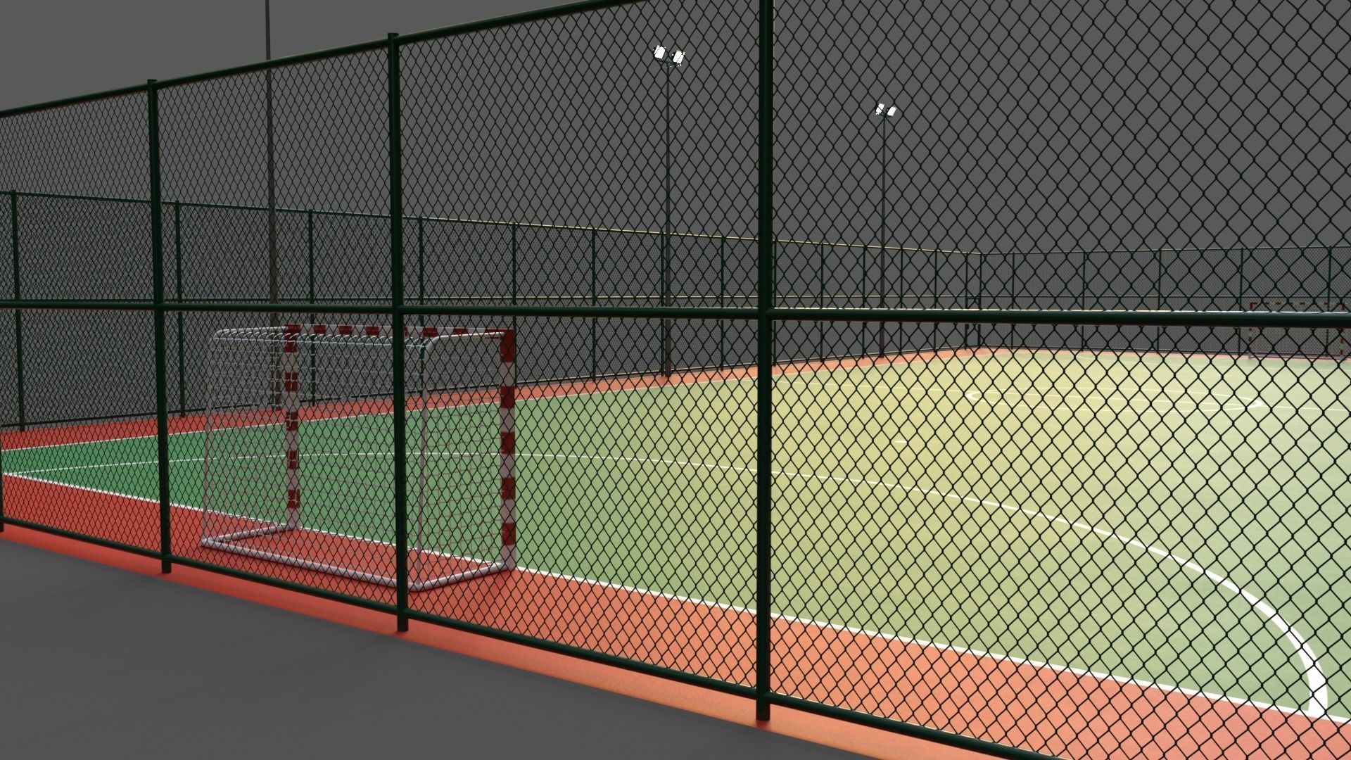 PBR Multi Modular Sports Court - Mega Pack 3D Model Collection_63