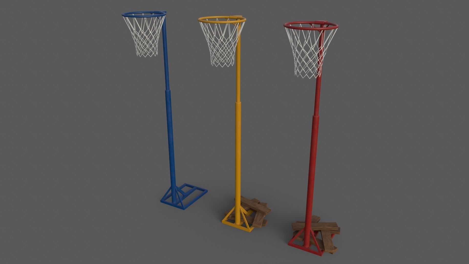 PBR Multi Modular Sports Court - Mega Pack 3D Model Collection_52