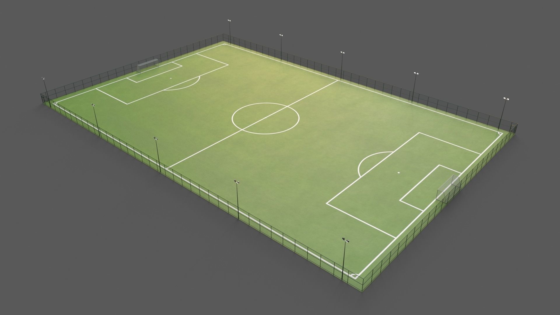 PBR Multi Modular Sports Court - Mega Pack 3D Model Collection_33