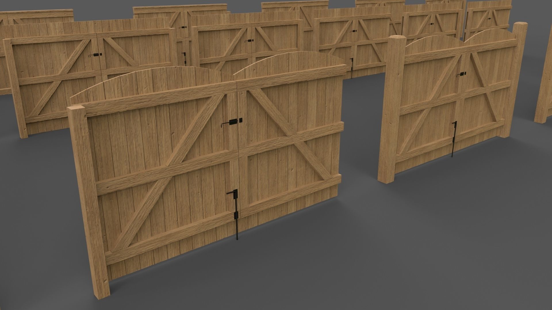 PBR Multi Modular Sports Court - Mega Pack 3D Model Collection_84