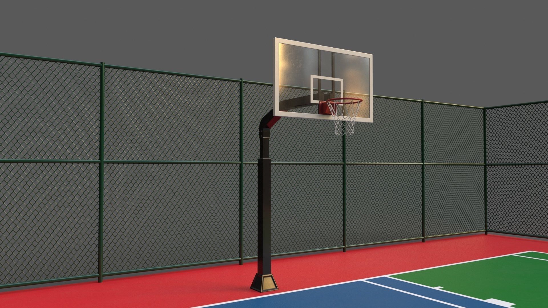 PBR Multi Modular Sports Court - Mega Pack 3D Model Collection_46