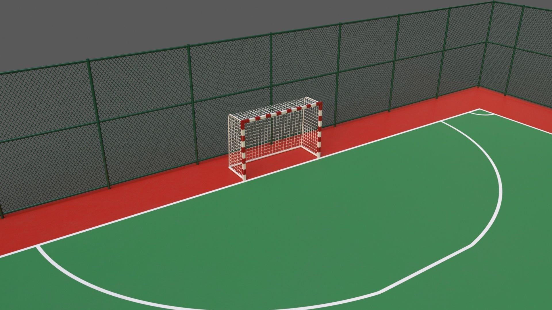 PBR Multi Modular Sports Court - Mega Pack 3D Model Collection_64