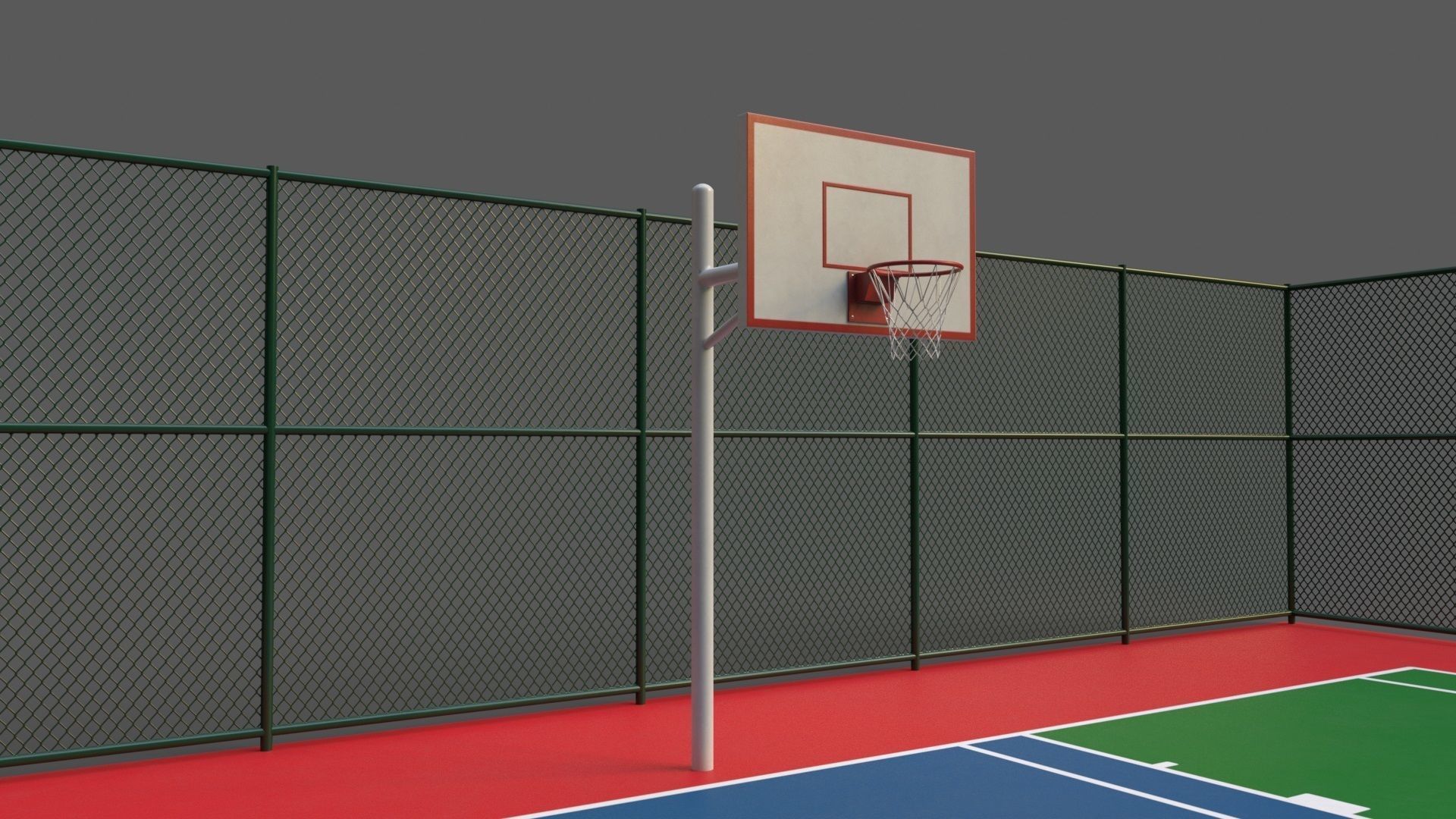 PBR Multi Modular Sports Court - Mega Pack 3D Model Collection_45