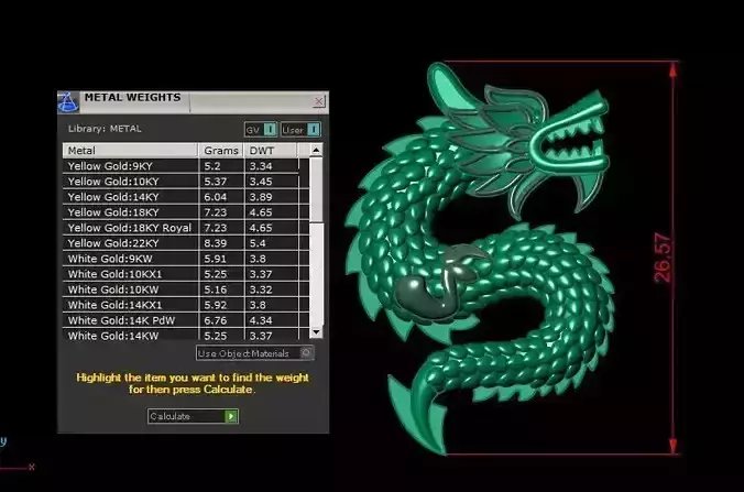 Dragon Locket 3D print model