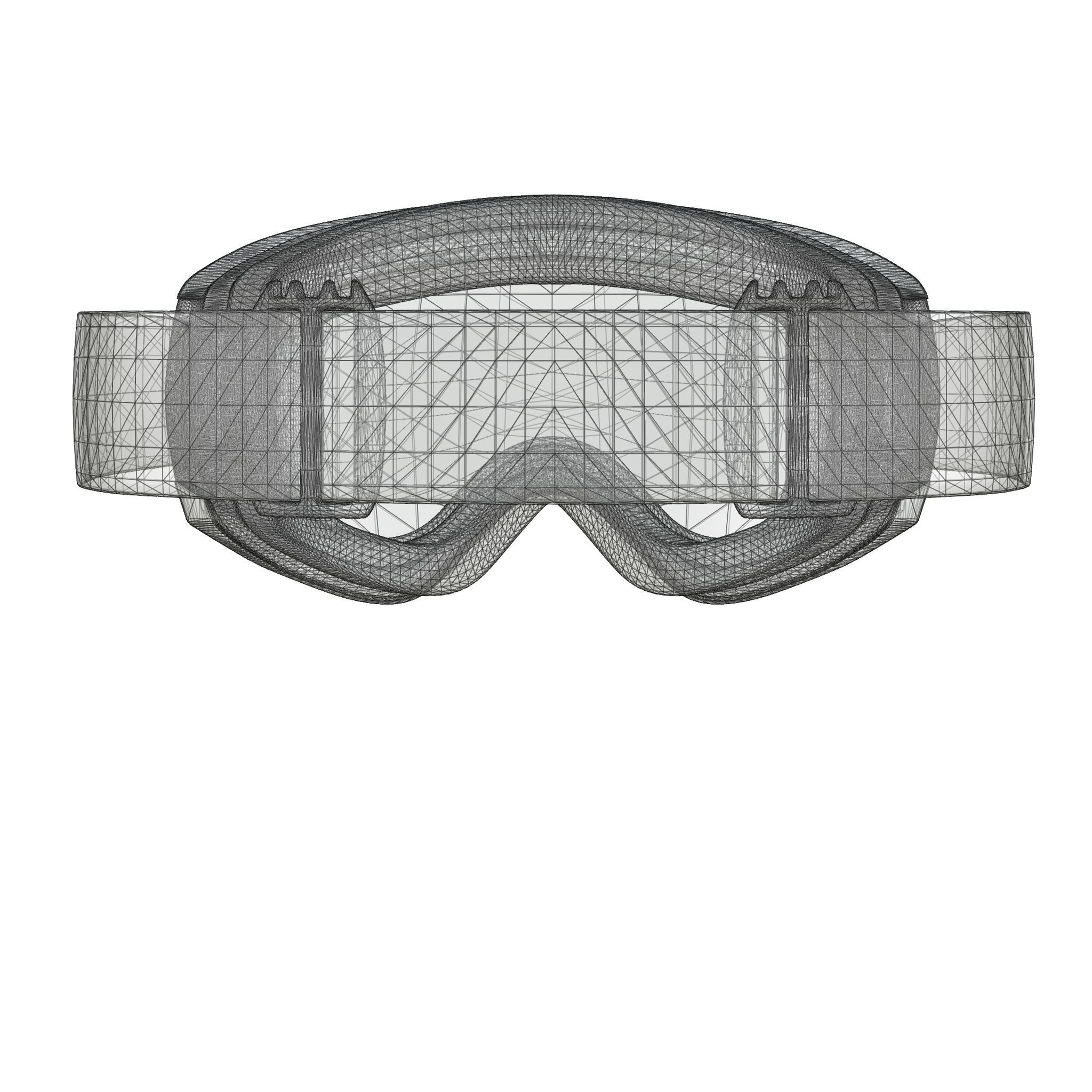 Oakley Canopy  Prizm Snow Rose OO7047 02 Sport glasses Low-poly 3D model_5