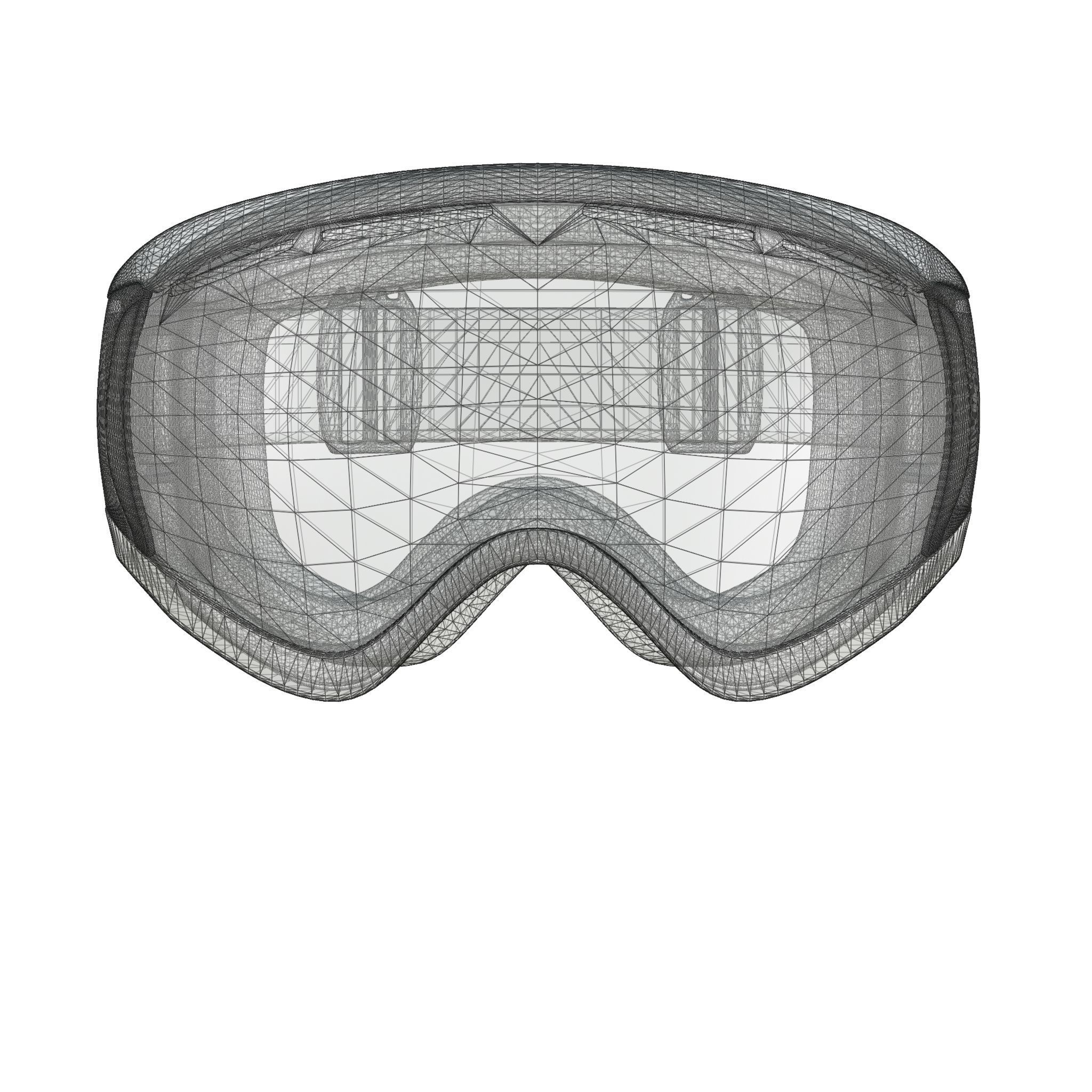 Oakley Canopy  Prizm Snow Rose OO7047 02 Sport glasses Low-poly 3D model_6